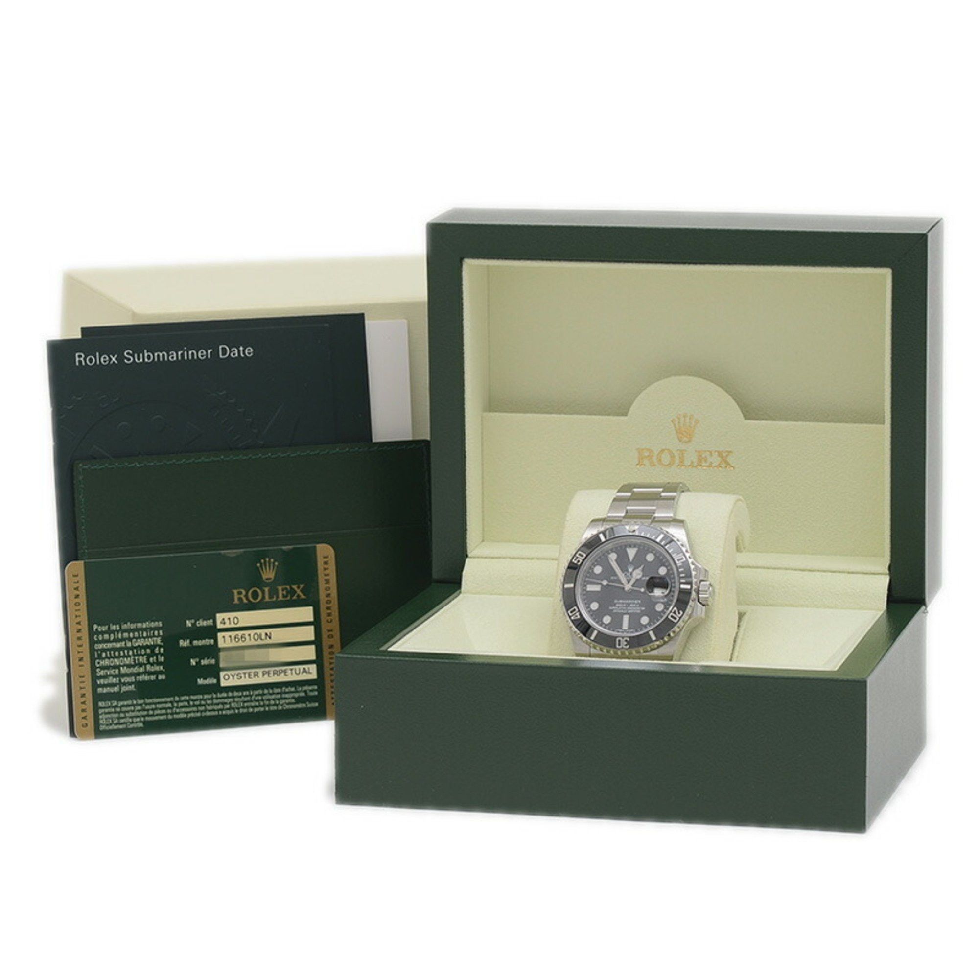 Rolex Rolex Submariner Date Watch 116610LN Black Dial Random Serial Number Men's Size ONE SIZE - 4 Thumbnail