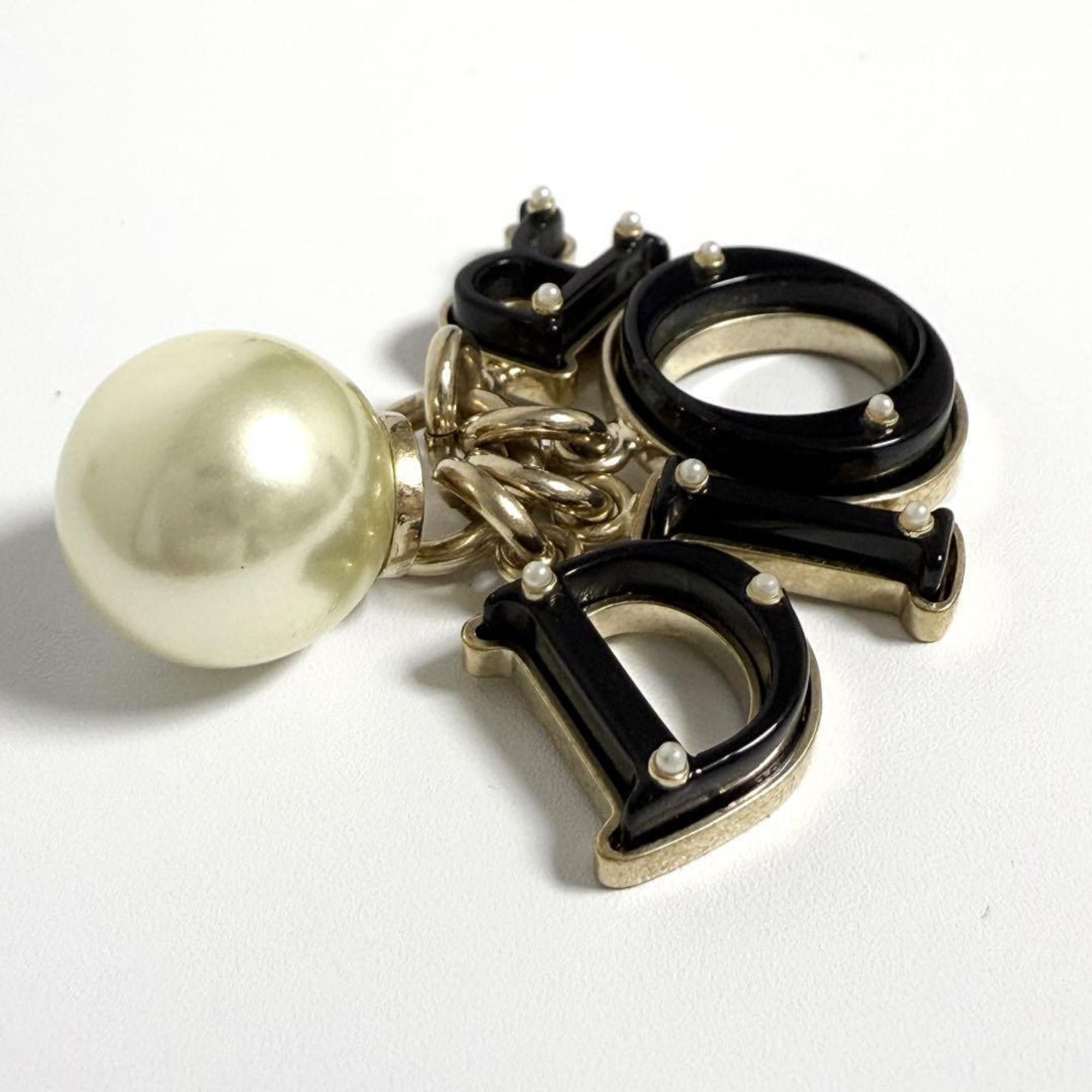 Dior Christian Dior Dior Women's Tribal Single Earring Black Size ONE SIZE - 3 Thumbnail
