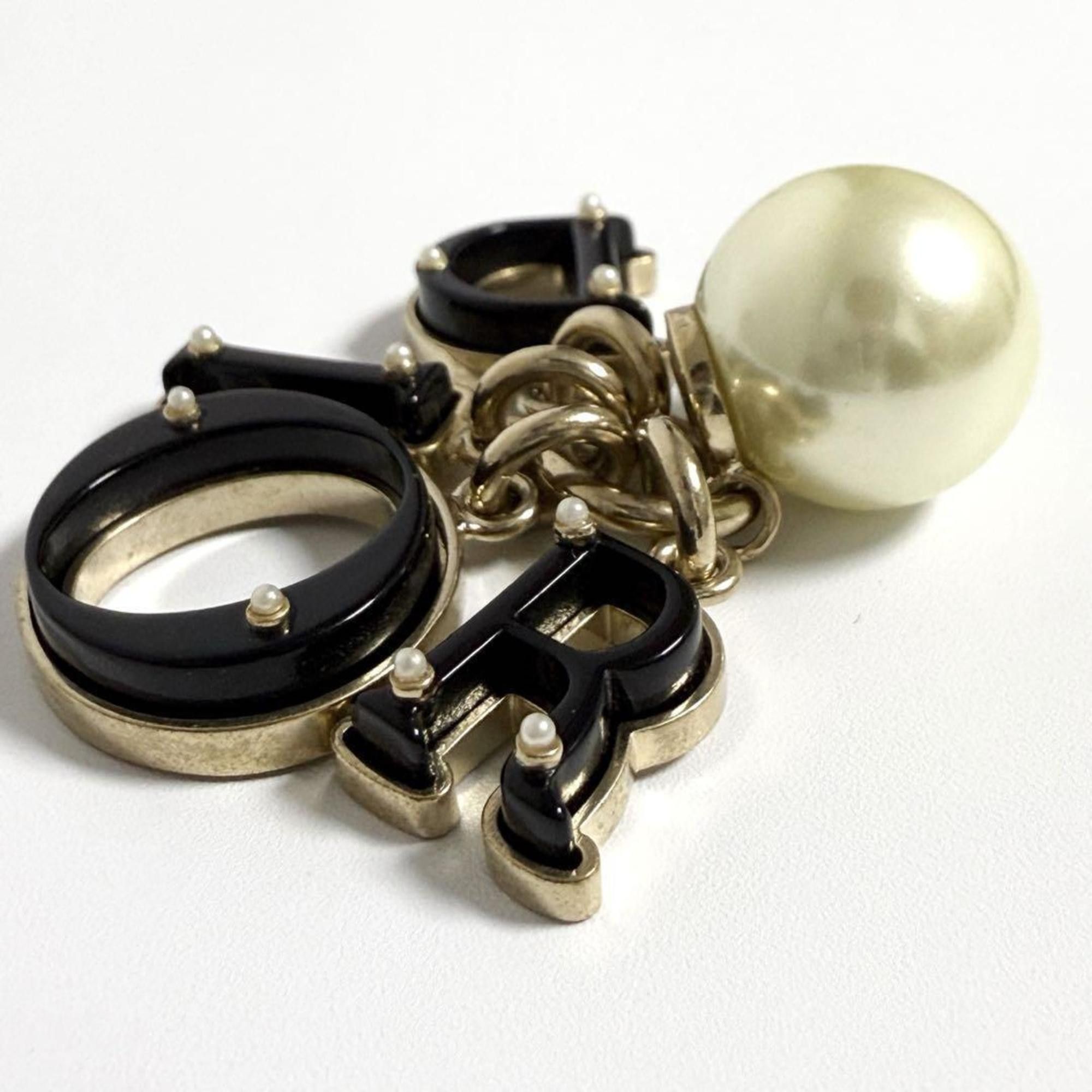 Dior Christian Dior Dior Women's Tribal Single Earring Black Size ONE SIZE - 4 Thumbnail