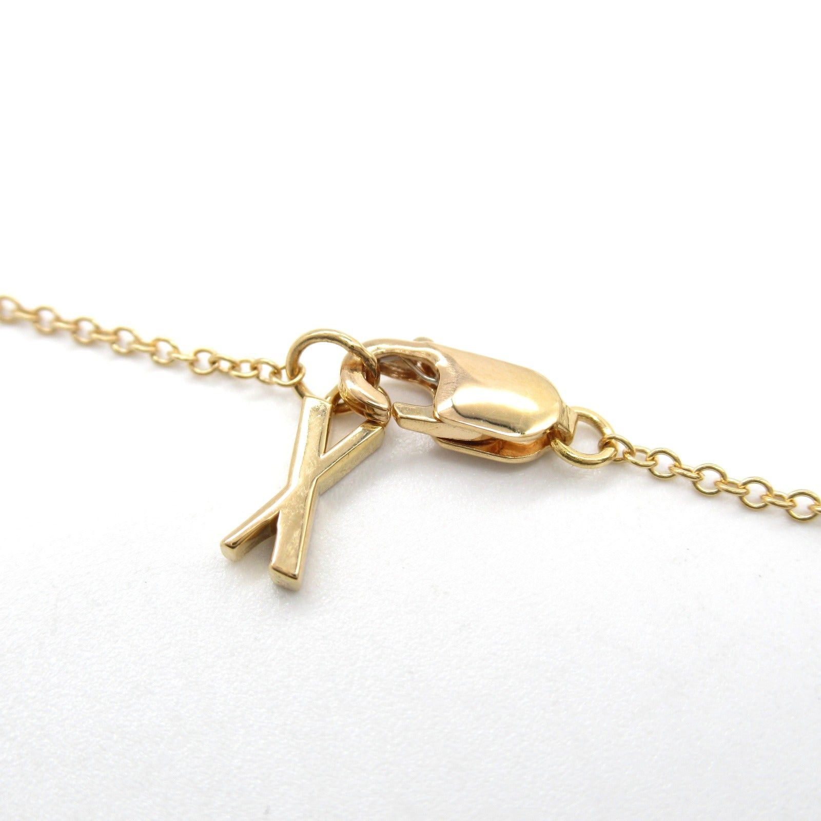 Tiffany & Co. Tiffany Co Atlas X Closed Interlocking Necklace K18Pg (Pink Gold) Gold Size ONE SIZE - 7 Thumbnail