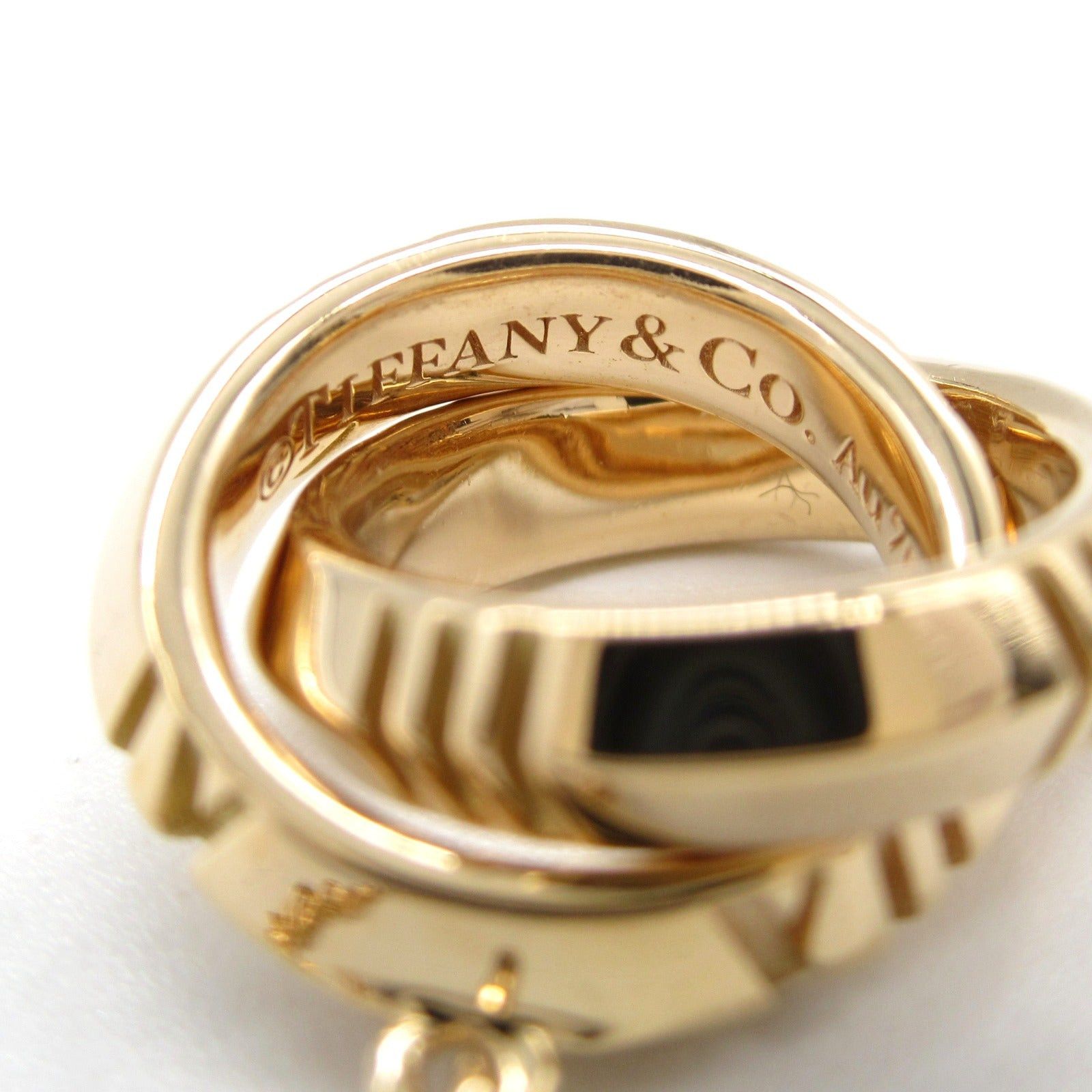Tiffany & Co. Tiffany Co Atlas X Closed Interlocking Necklace K18Pg (Pink Gold) Gold Size ONE SIZE - 4 Thumbnail