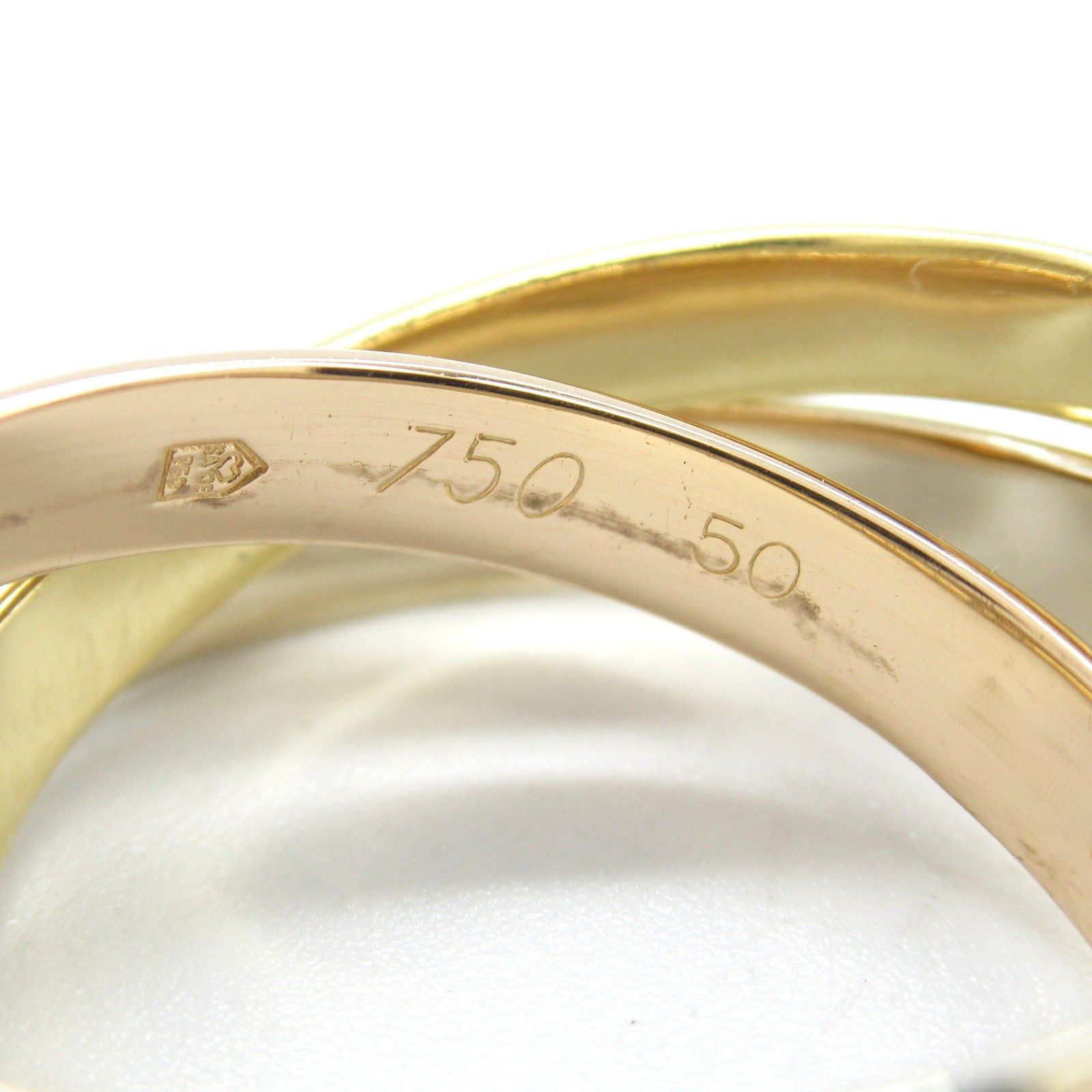 Cartier Cartier Trinity Ring K18 (Yellow Gold) K18Wg (White (Pink Gold Size ONE SIZE - 3 Thumbnail