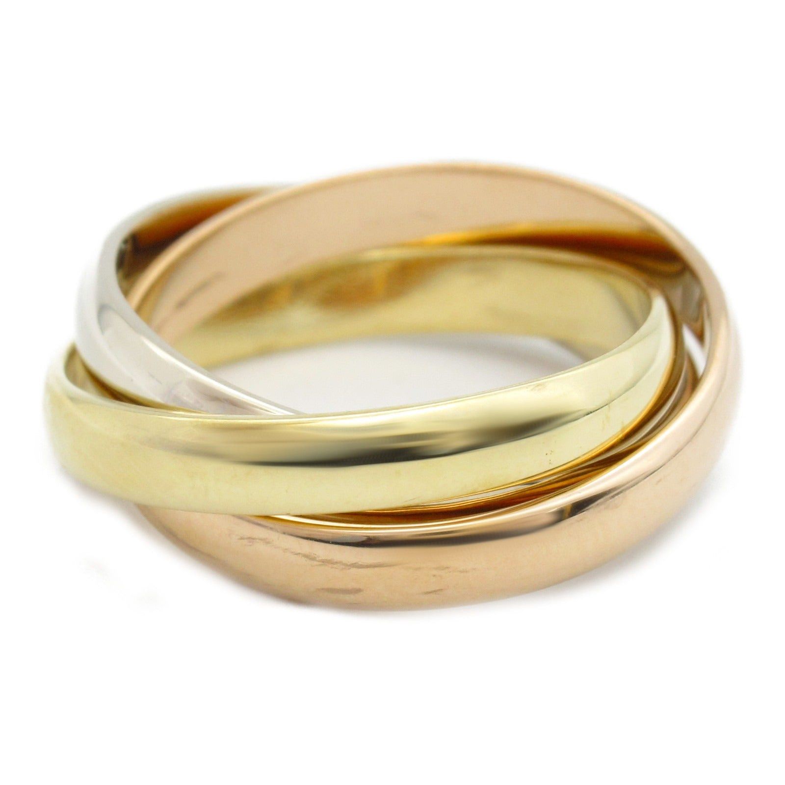 Cartier Cartier Trinity Ring K18 (Yellow Gold) K18Wg (White (Pink Gold Size ONE SIZE - 2 Thumbnail