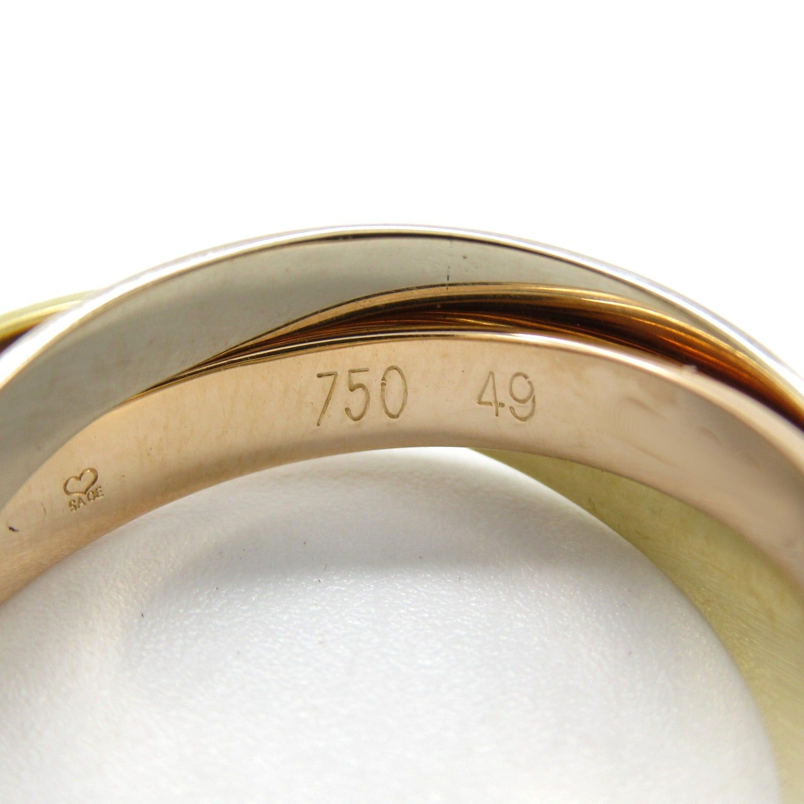 Cartier Cartier Trinity Ring K18 (Yellow Gold) K18Wg (White (Pink Gold Size ONE SIZE - 3 Thumbnail