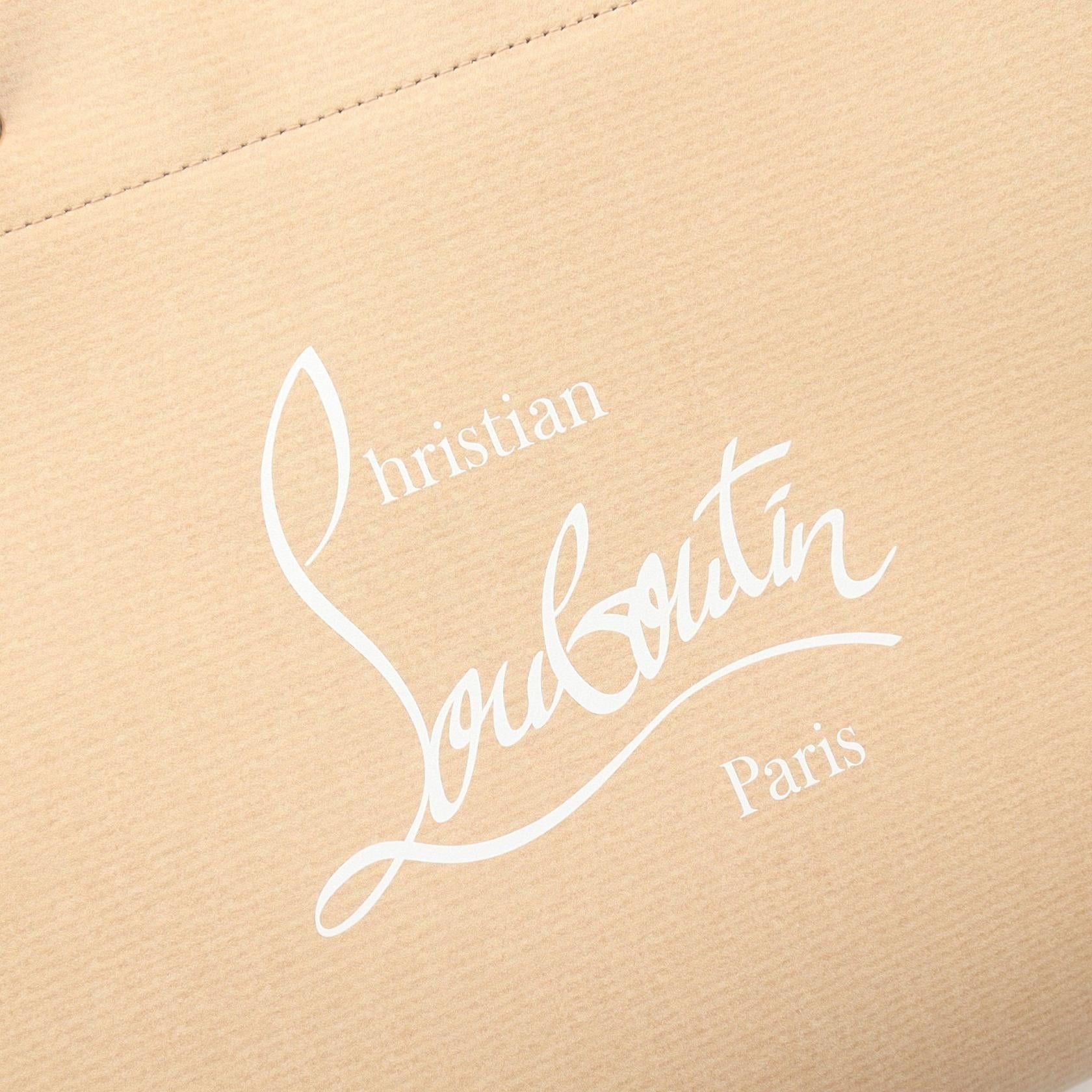 Christian Louboutin Christian Louboutin Kraftilou Handbag Tote Bag Leather Beige White Size ONE SIZE - 4 Thumbnail