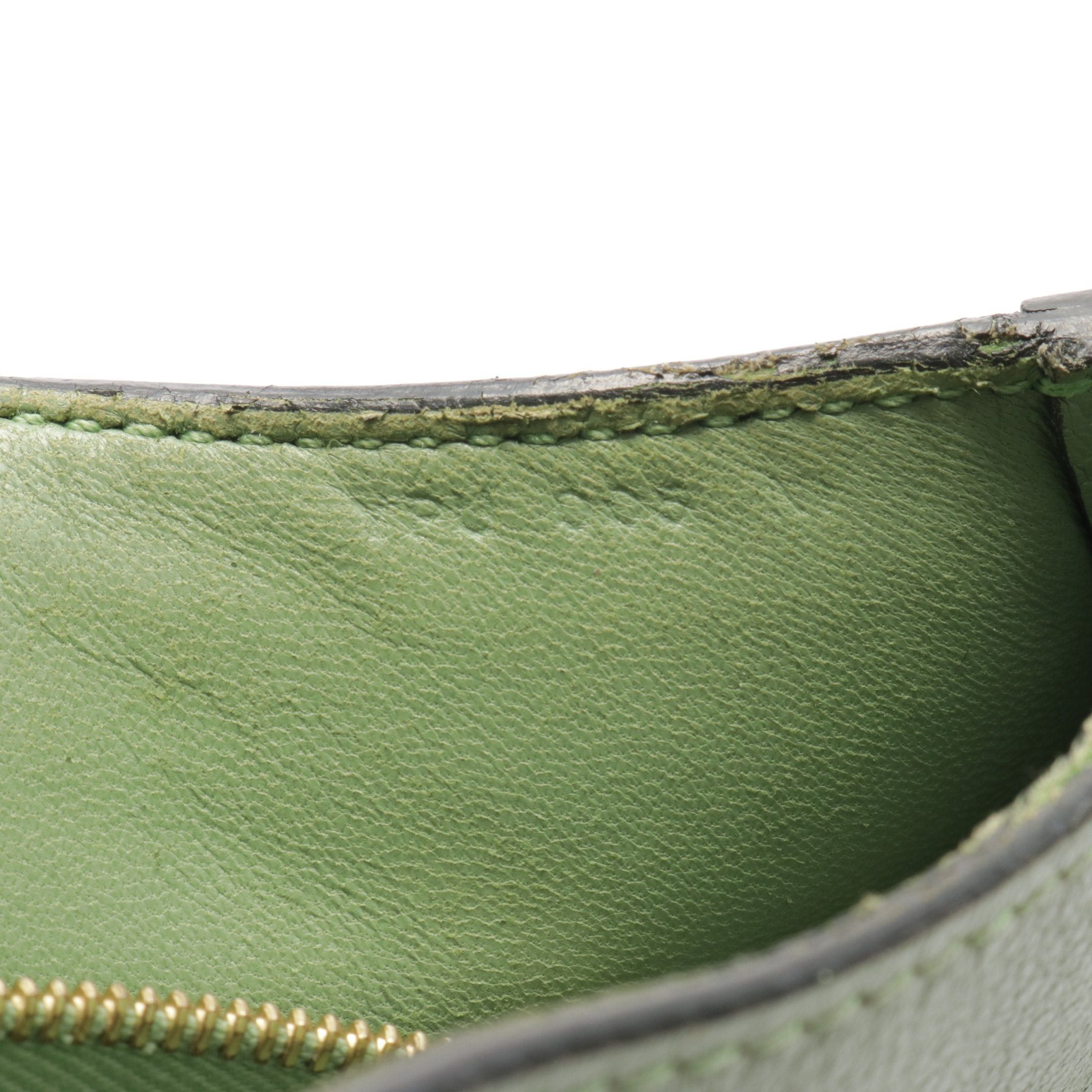 Hermes Hermes Trim Duo 24 Veil Cricket Shoulder Bag Evercolor Green Gold Hardware Y Stamp Size ONE SIZE - 5 Thumbnail