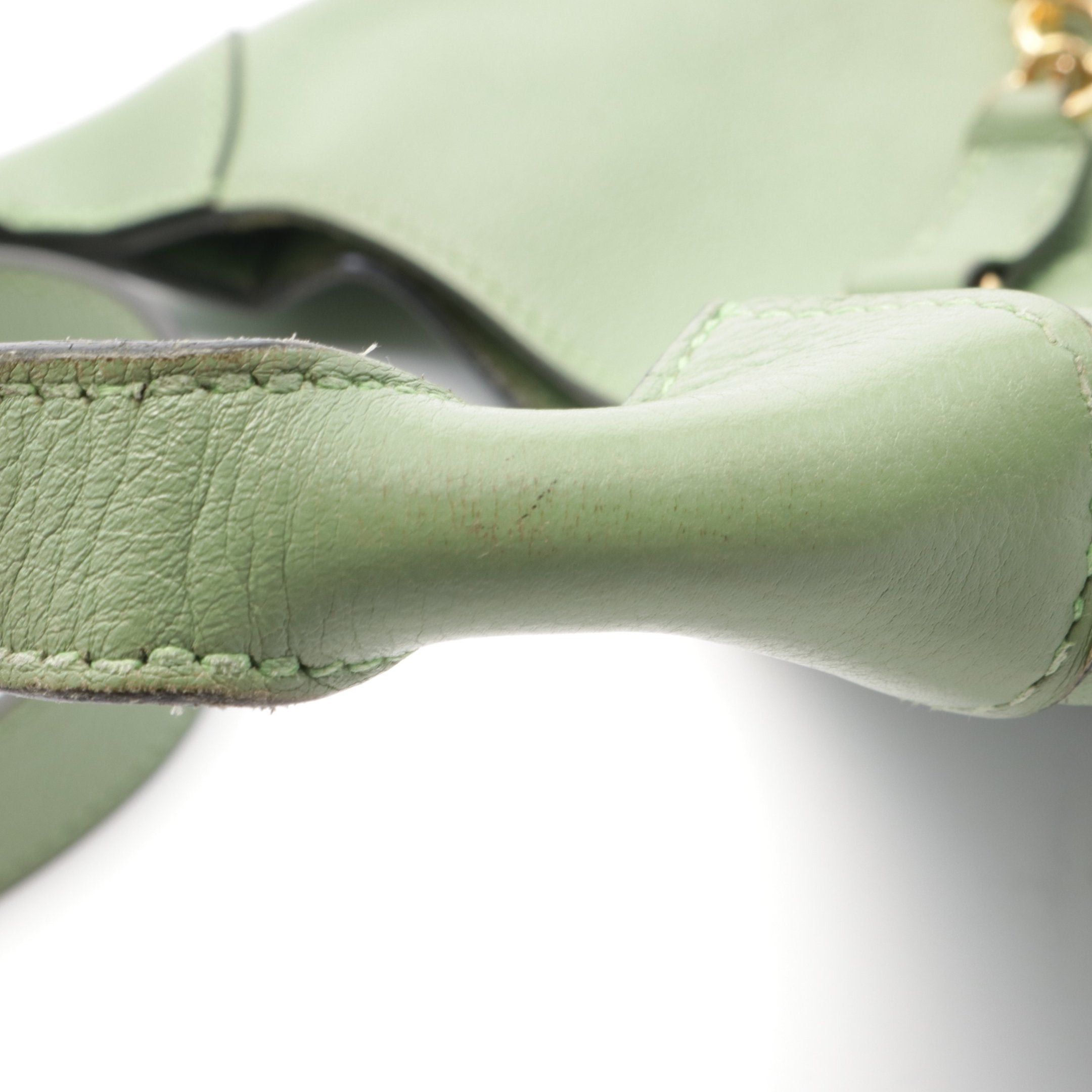 Hermes Hermes Trim Duo 24 Veil Cricket Shoulder Bag Evercolor Green Gold Hardware Y Stamp Size ONE SIZE - 9 Thumbnail
