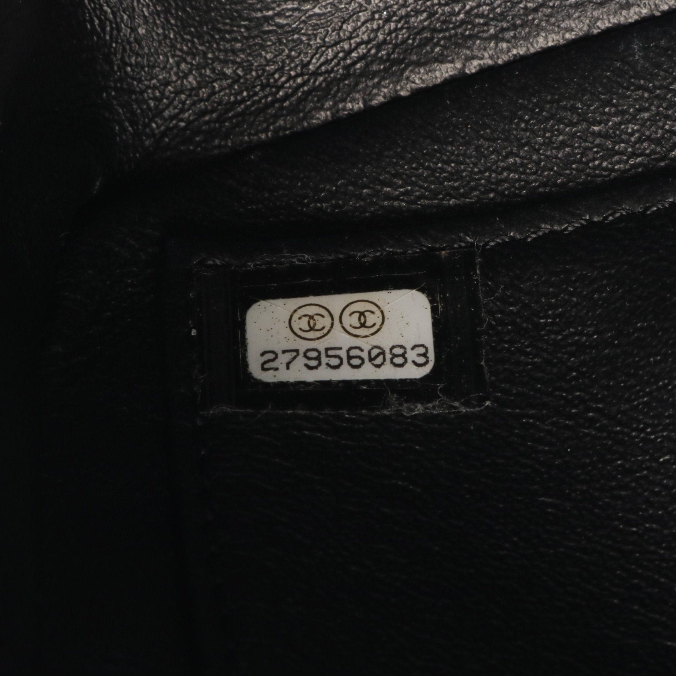 Chanel Chanel Cc Filigree Chain Shoulder Bag Tweed Leather Black Gold Hardware Size ONE SIZE - 5 Thumbnail