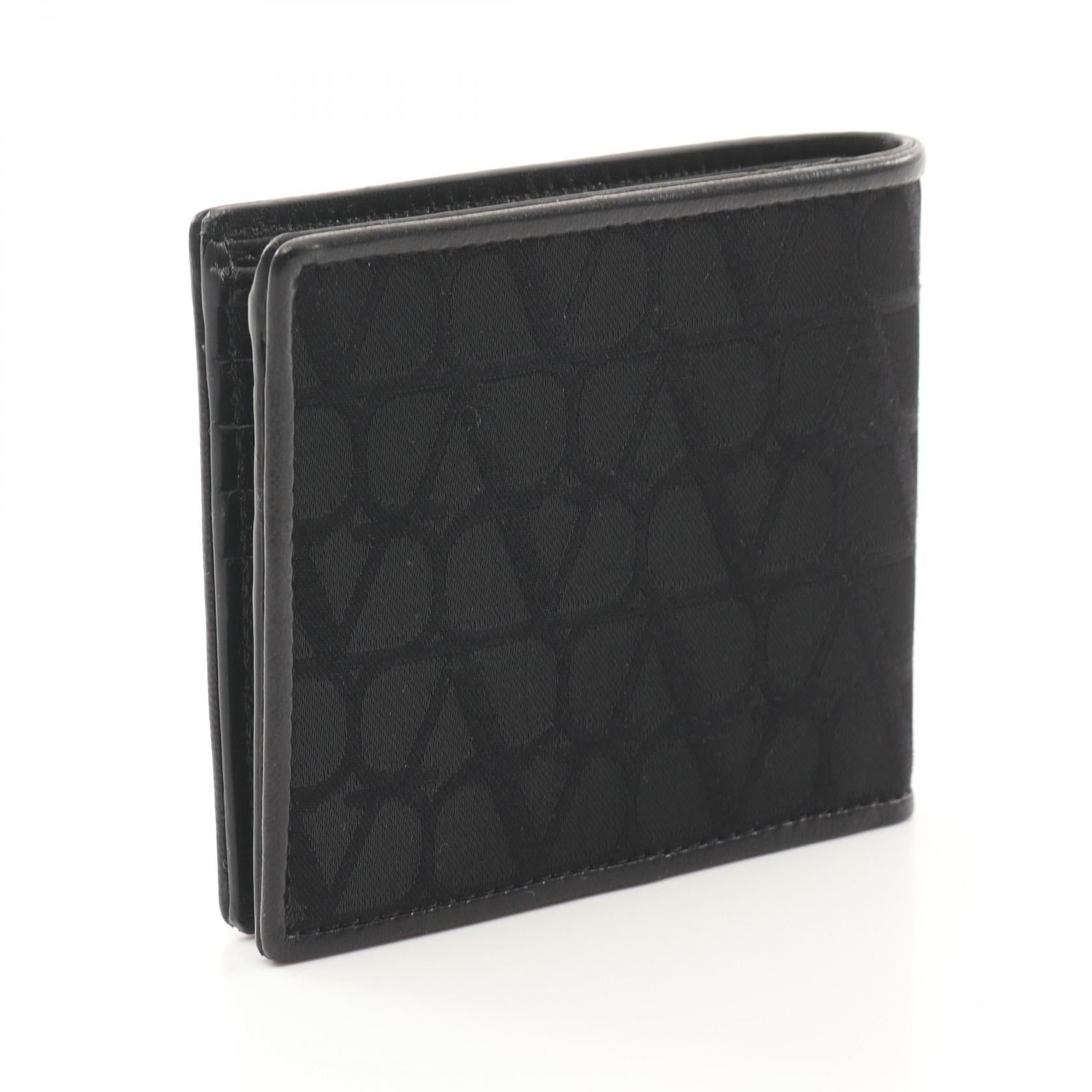 Valentino Valentino Toile Iconograph Bi-Fold Wallet Leather Black Size ONE SIZE - 2 Thumbnail