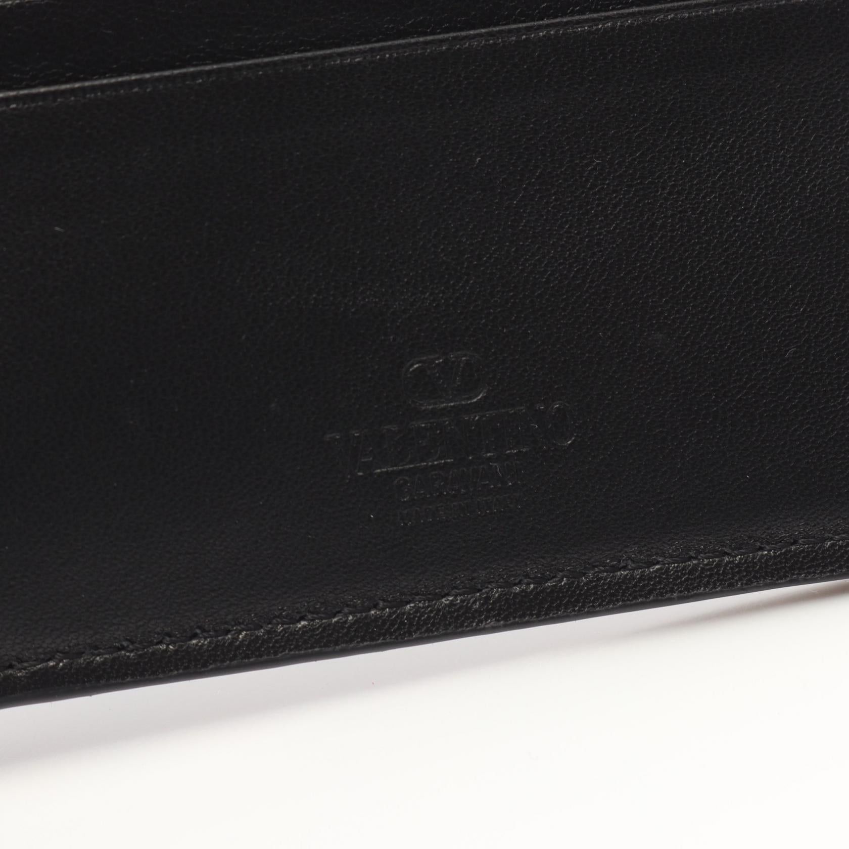 Valentino Valentino Toile Iconograph Bi-Fold Wallet Leather Black Size ONE SIZE - 4 Thumbnail