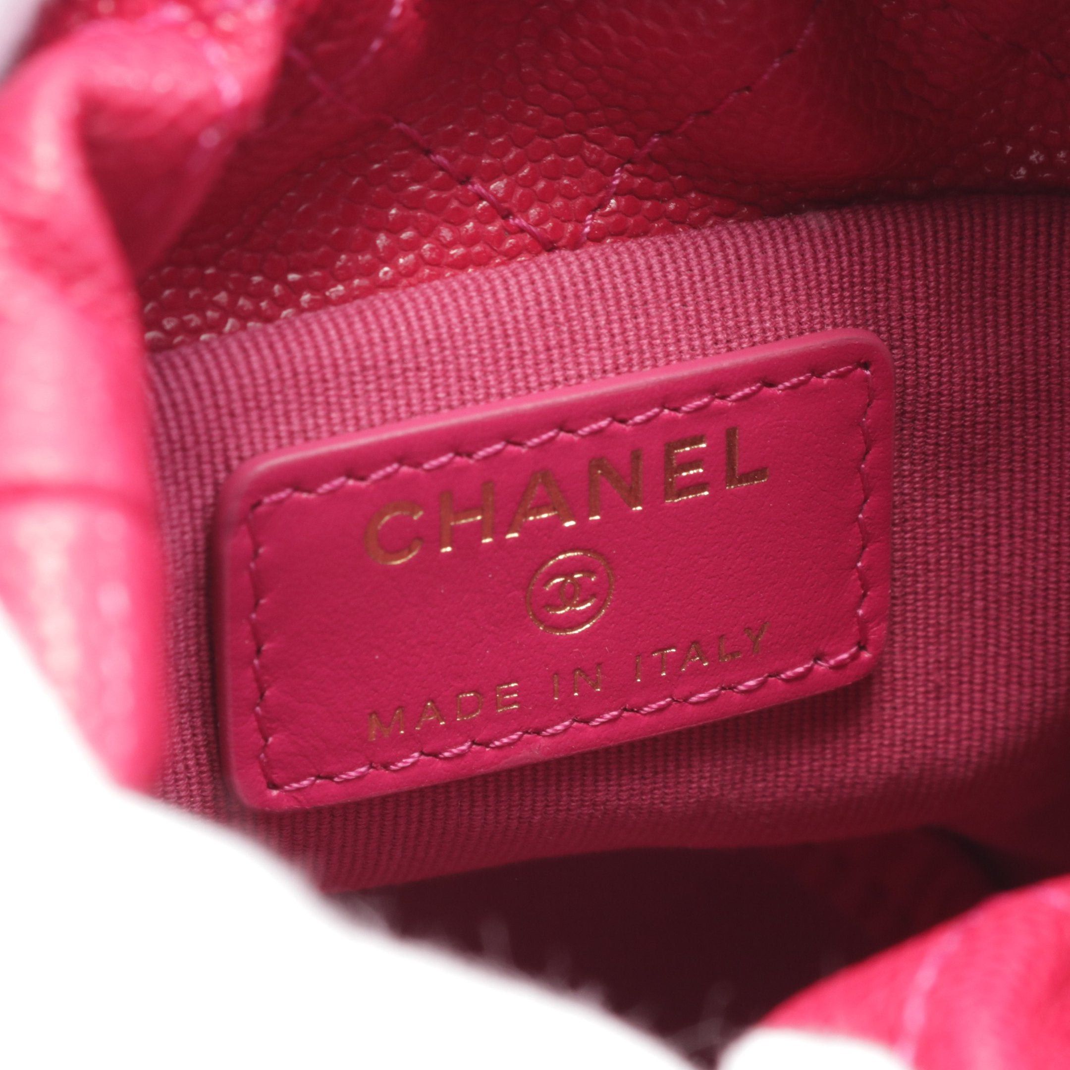 Chanel Chanel Matelasse Mini Baguette Chain Shoulder Bag Caviar Skin Pink Purple Gold Hardware Size ONE SIZE - 4 Thumbnail