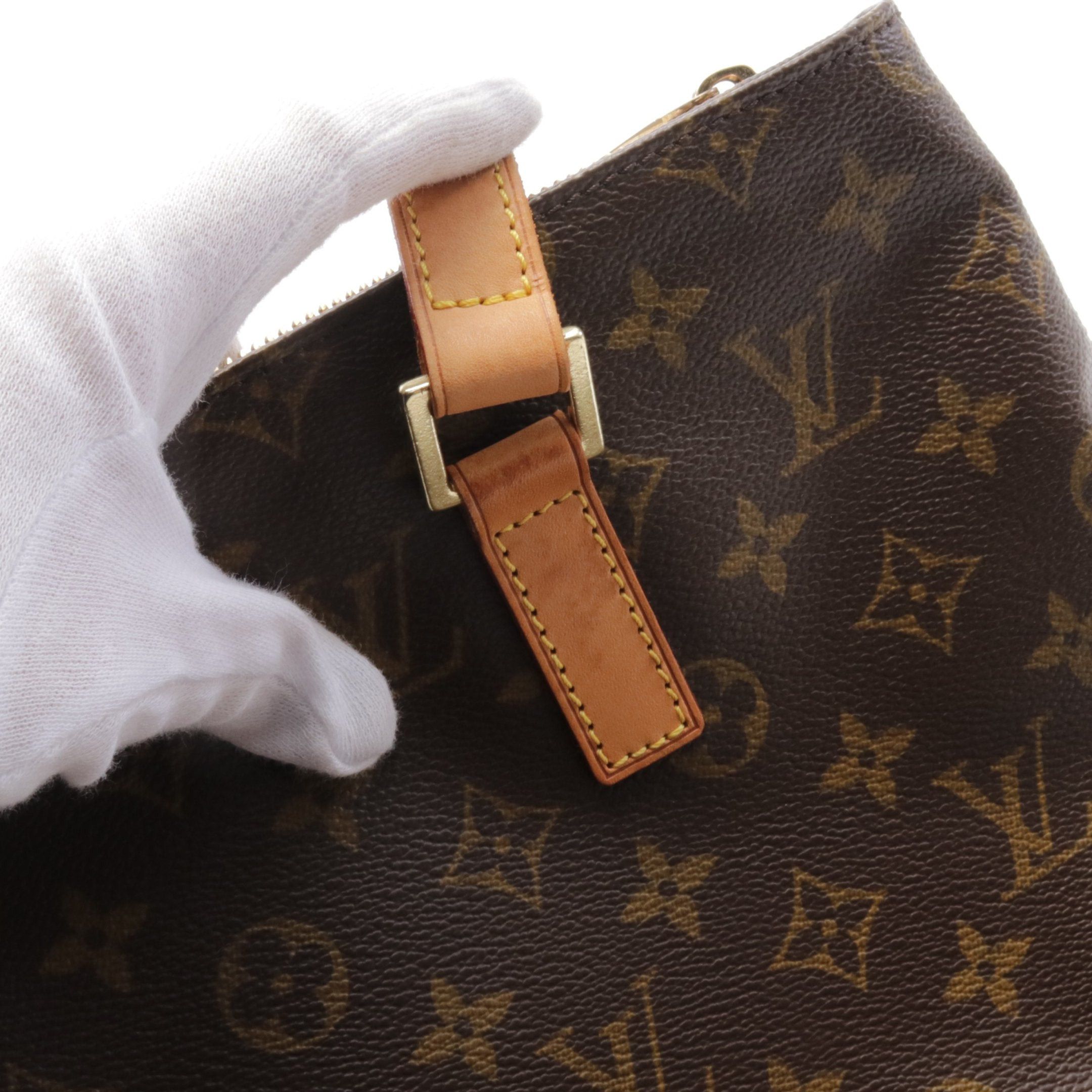 Louis Vuitton Louis Vuitton Cabas Piano Monogram Shoulder Bag Leather Brown Size ONE SIZE - 8 Thumbnail