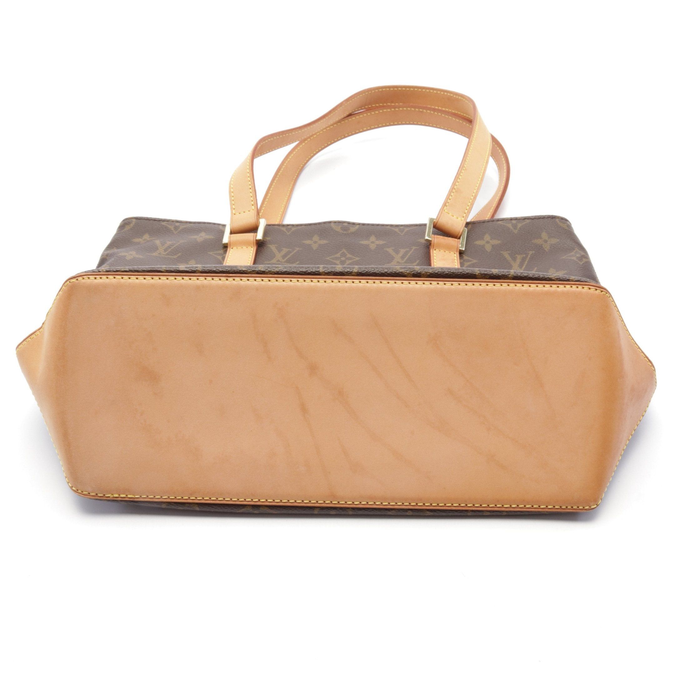 Louis Vuitton Louis Vuitton Cabas Piano Monogram Shoulder Bag Leather Brown Size ONE SIZE - 7 Thumbnail