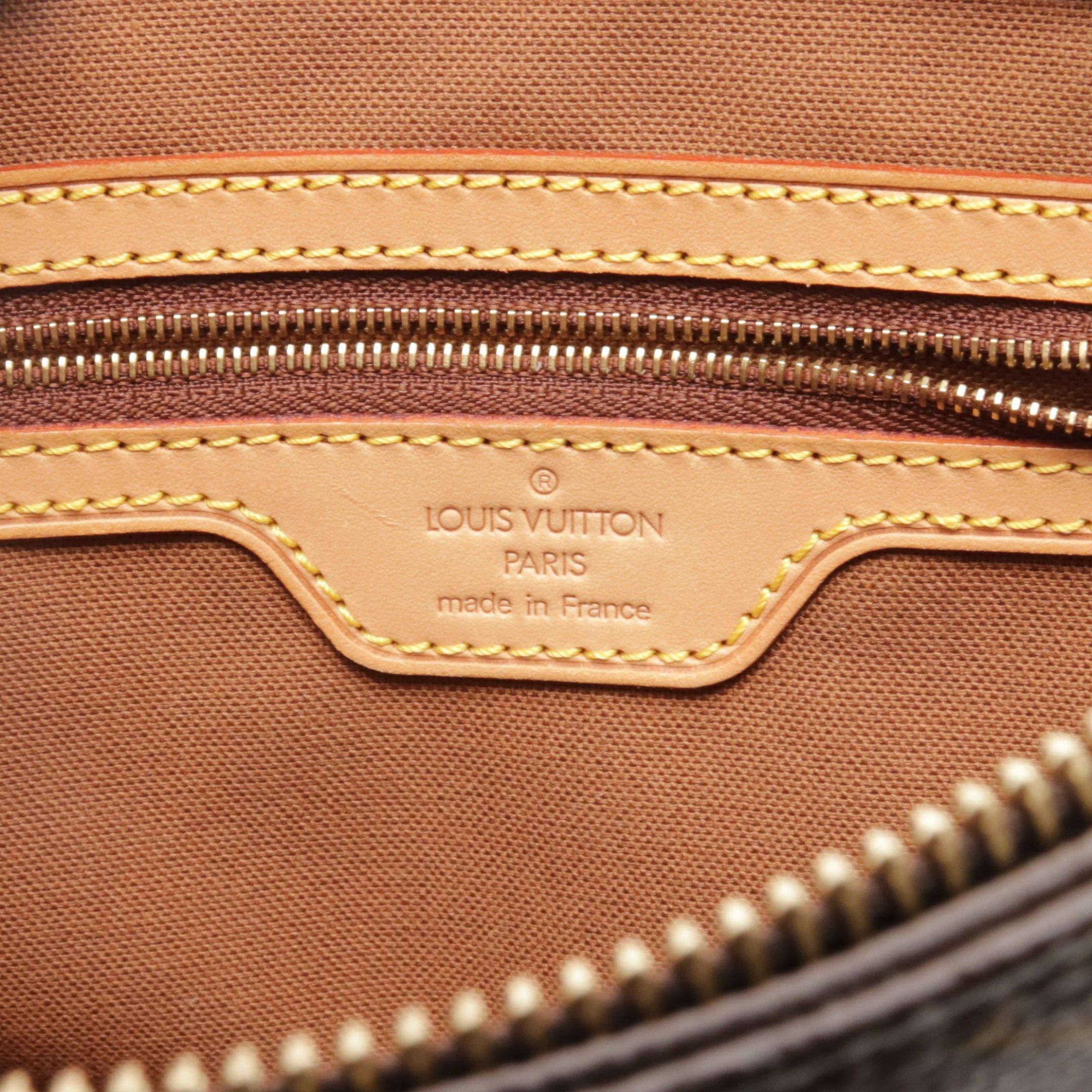 Louis Vuitton Louis Vuitton Cabas Piano Monogram Shoulder Bag Leather Brown Size ONE SIZE - 4 Thumbnail