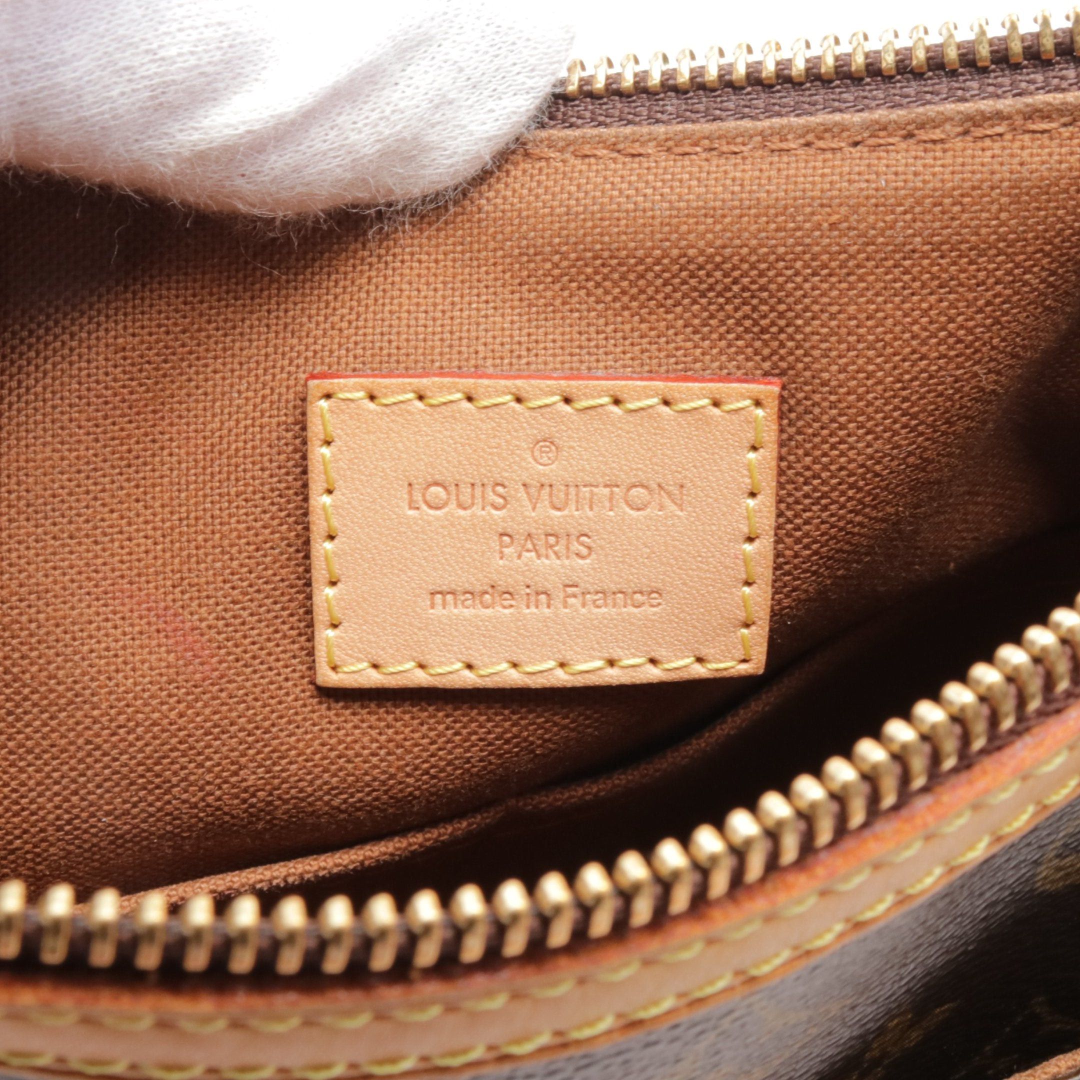 Louis Vuitton Louis Vuitton Odeon Pm Monogram Shoulder Bag Leather Brown Size ONE SIZE - 4 Thumbnail