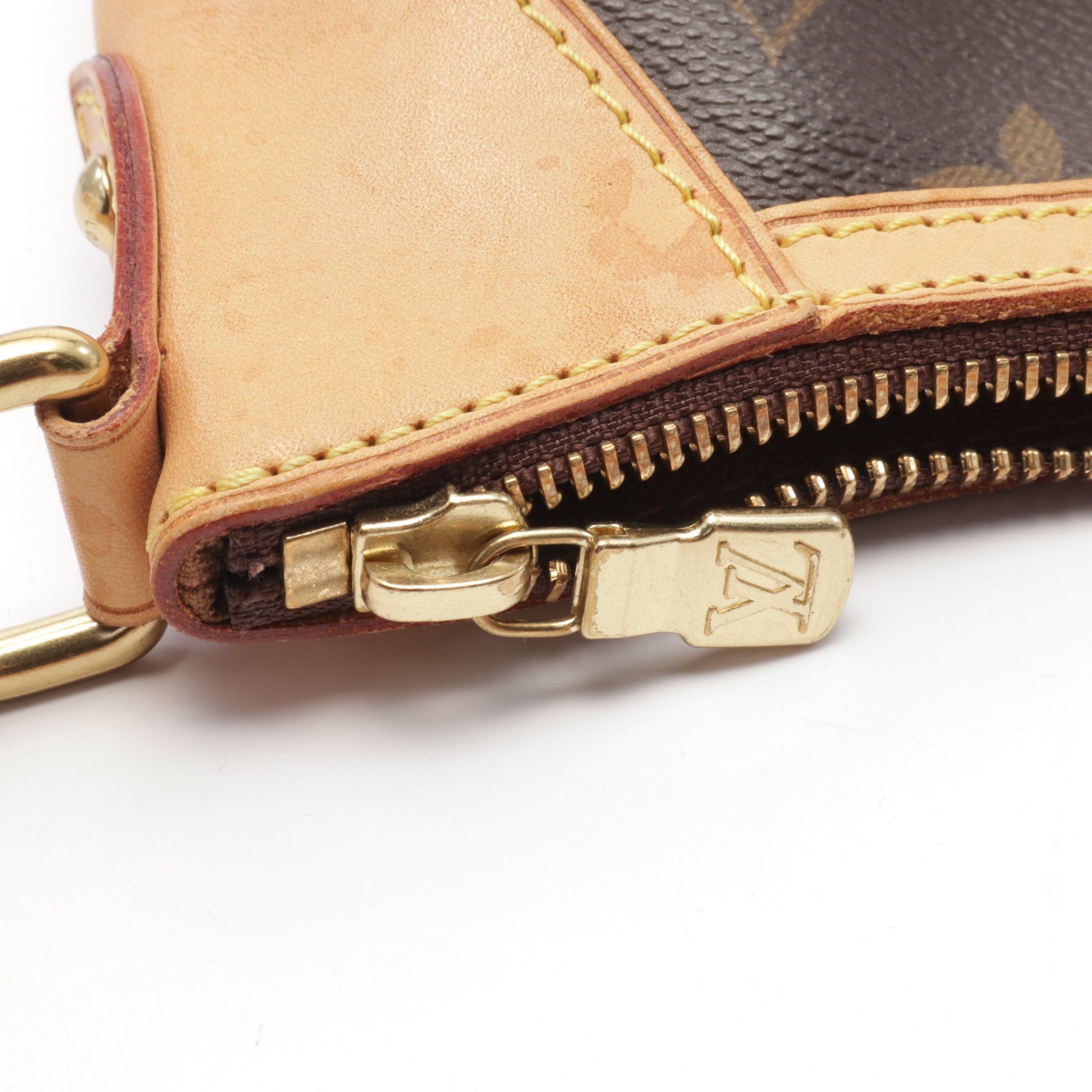Louis Vuitton Louis Vuitton Odeon Pm Monogram Shoulder Bag Leather Brown Size ONE SIZE - 6 Thumbnail