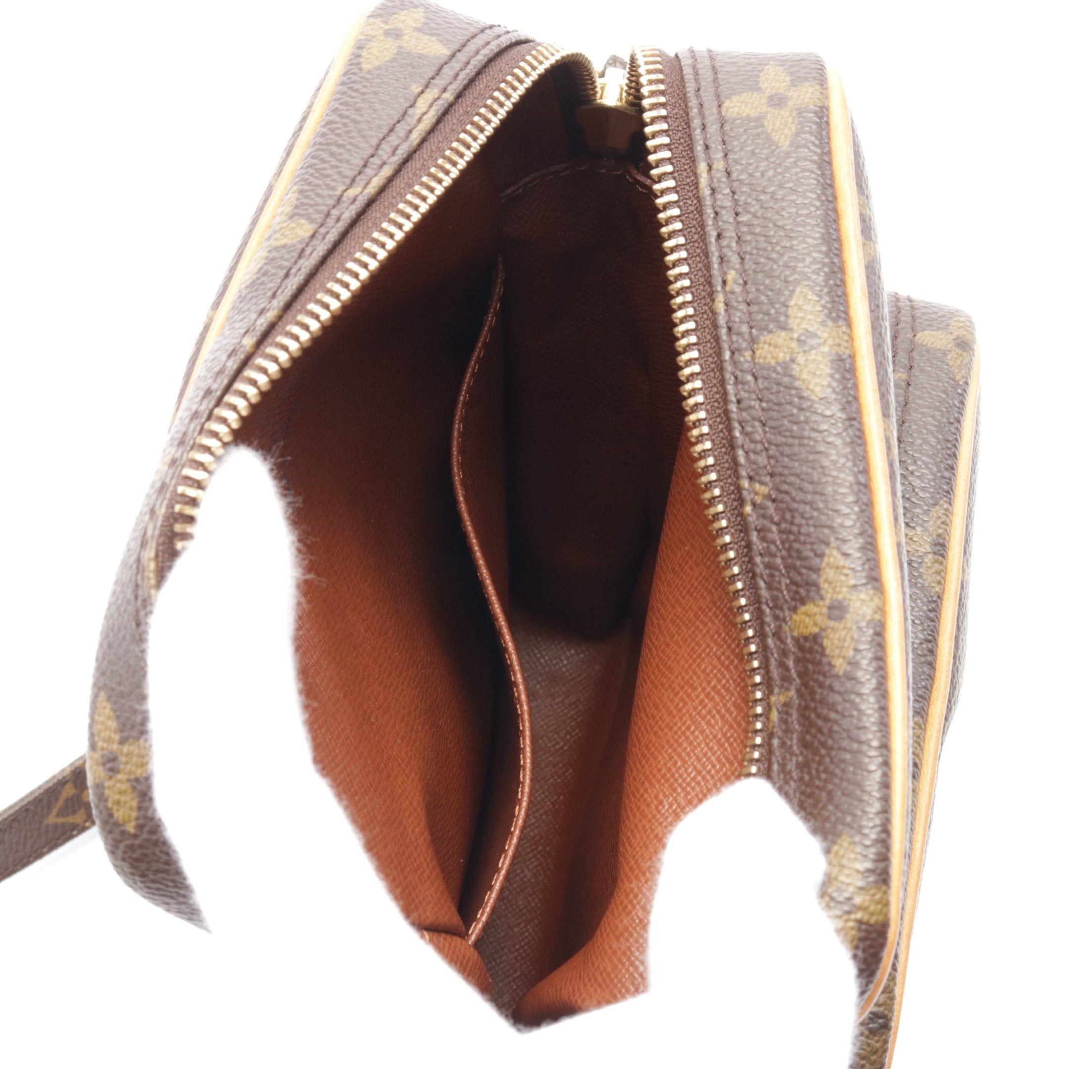 Louis Vuitton Louis Vuitton Amazon Monogram Shoulder Bag Leather Brown Size ONE SIZE - 3 Thumbnail