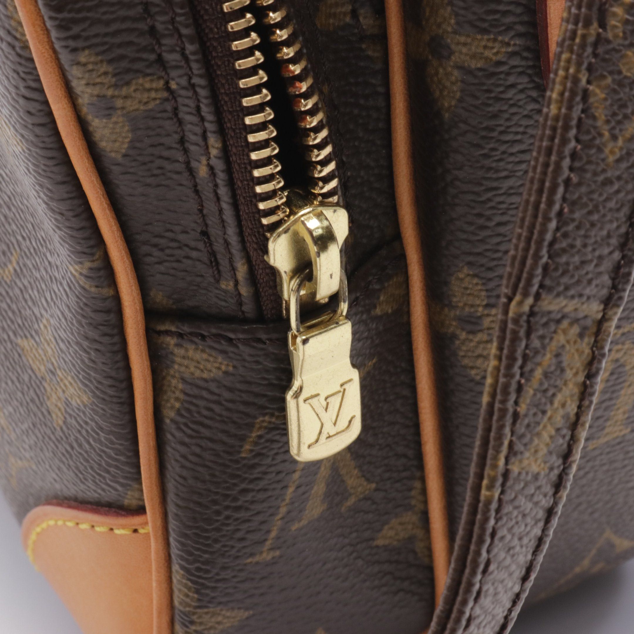 Louis Vuitton Louis Vuitton Amazon Monogram Shoulder Bag Leather Brown Size ONE SIZE - 7 Thumbnail