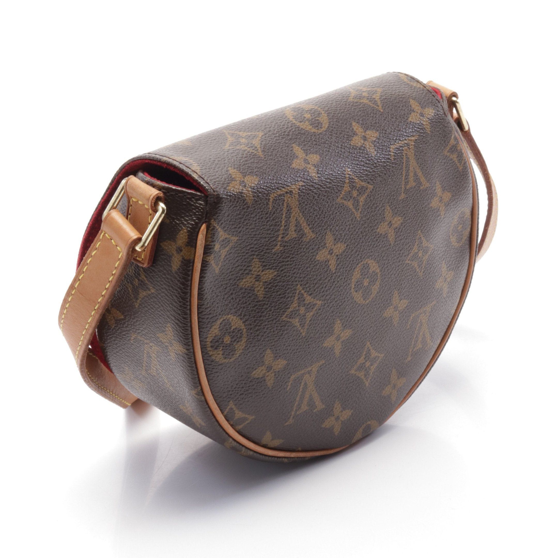 Louis Vuitton Louis Vuitton Tambourine Monogram Shoulder Bag Leather Brown Size ONE SIZE - 2 Thumbnail