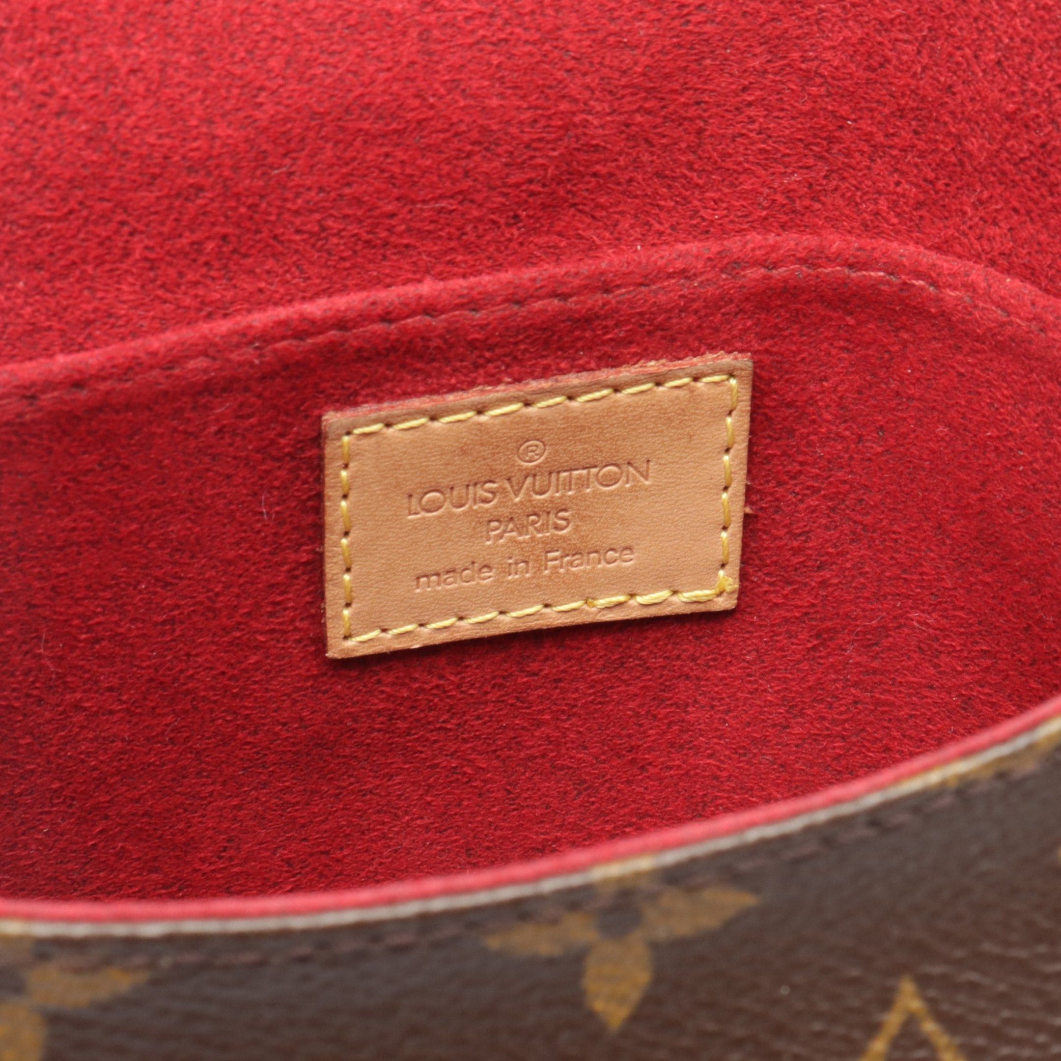 Louis Vuitton Louis Vuitton Tambourine Monogram Shoulder Bag Leather Brown Size ONE SIZE - 4 Thumbnail