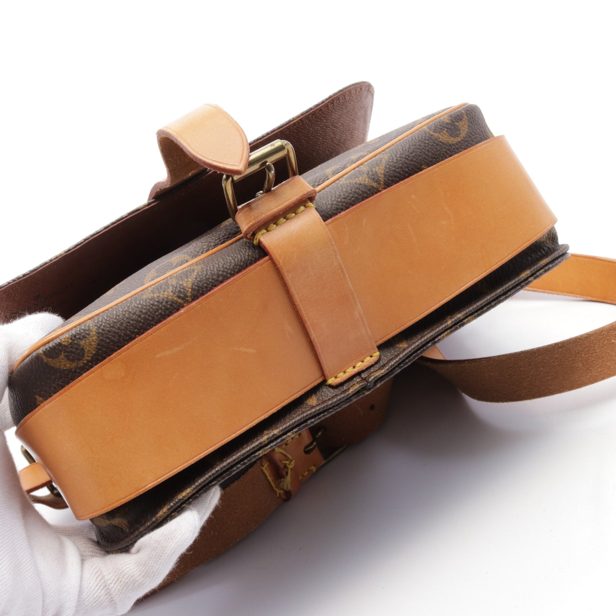 Louis Vuitton Louis Vuitton Cartesier Mm Monogram Shoulder Bag Leather Brown Size ONE SIZE - 6 Thumbnail