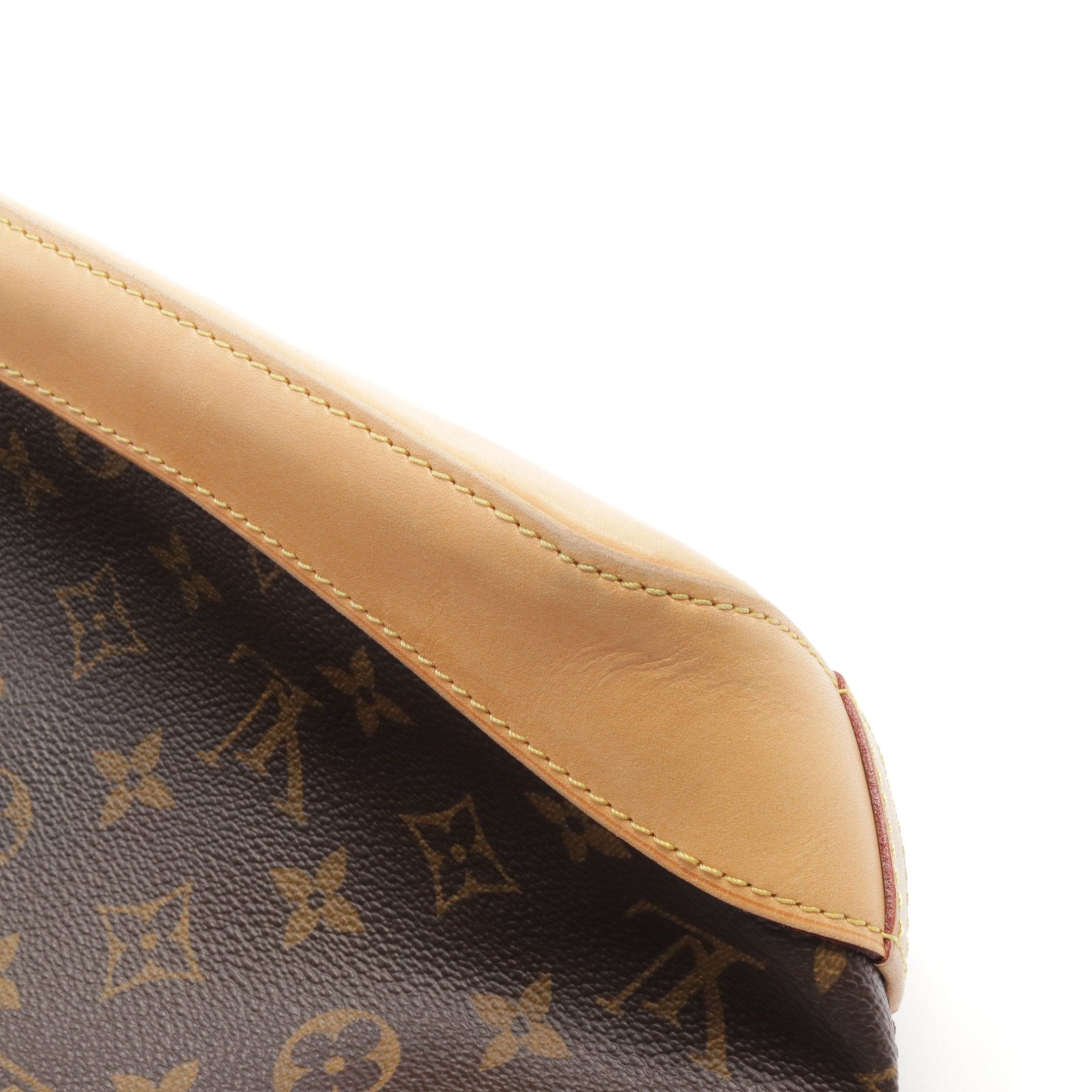 Louis Vuitton Louis Vuitton Lockit Horizontal Monogram Handbag Tote Bag Leather Brown Size ONE SIZE - 8 Thumbnail