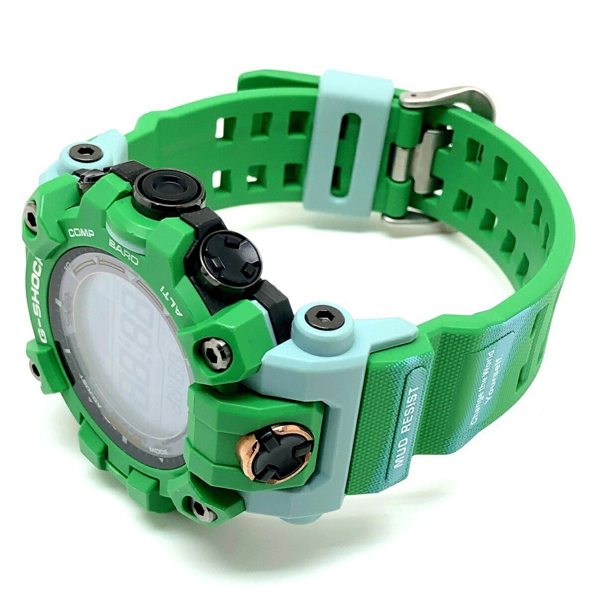 Casio G-SHOCK CASIO Watch GW-9500KJ-3 MUDMAN EARTHWATCH 2023 Hiroobi Fiji Iguana Radio Solar Triple Sensor LED Backlight Released November Mikunigaoka Store IT2GCVBF530Y Size ONE SIZE - 5 Thumbnail