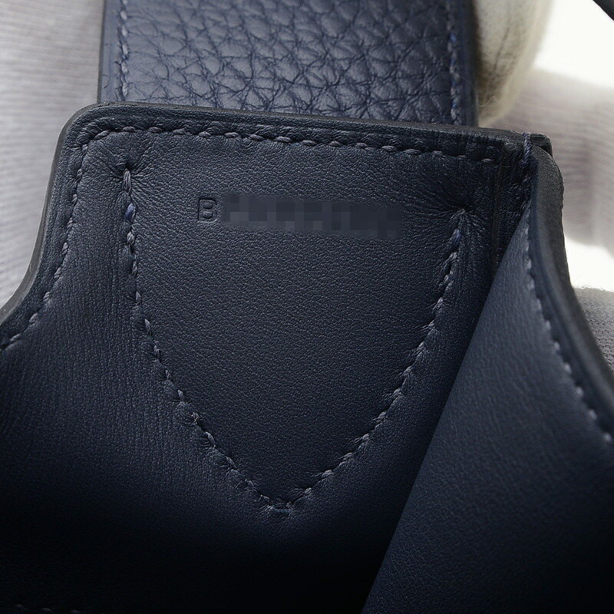 Hermes Hermes Maricel PM Togo Handbag Blue Indigo B Stamp Size ONE SIZE - 6 Thumbnail