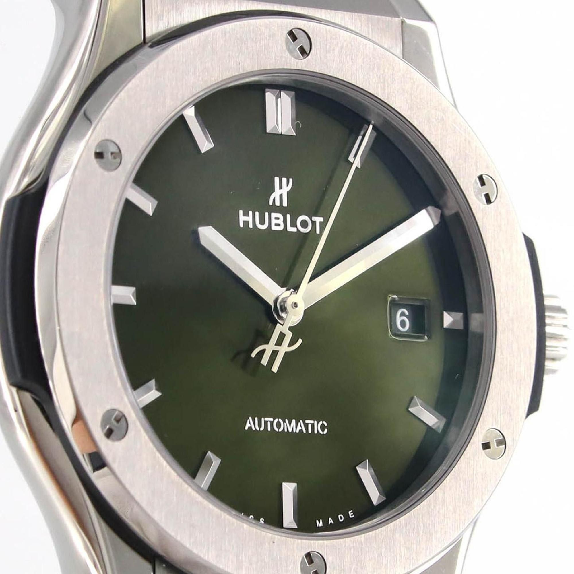 Hublot Hublot Classic Fusion Titanium Green 542.NX.8970.LR TI Automatic Watch Size ONE SIZE - 3 Thumbnail