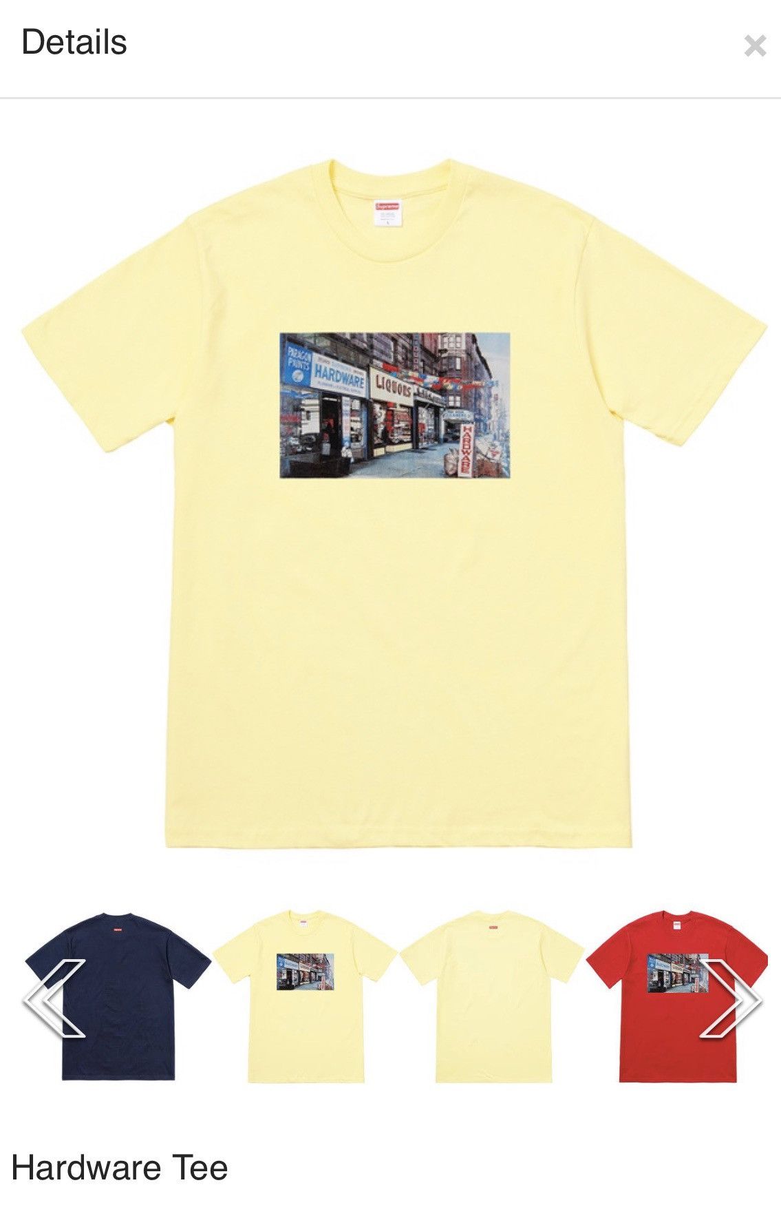 Supreme Hardware Tee Grailed