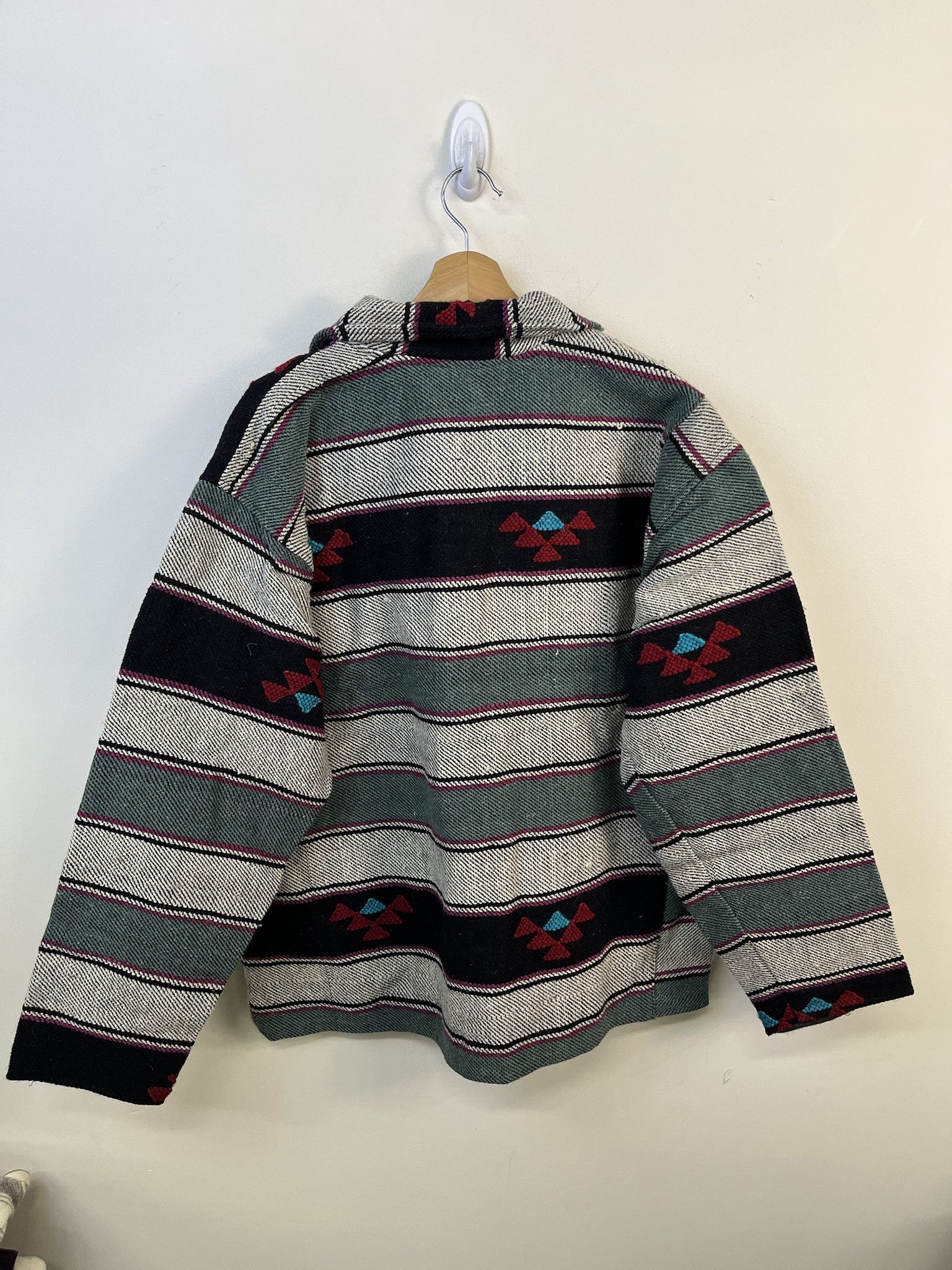 Other Vintage Nepalese Thick Wool Hand Knit Coach's Jacket Size L Size US L / EU 52-54 / 3 - 3 Thumbnail
