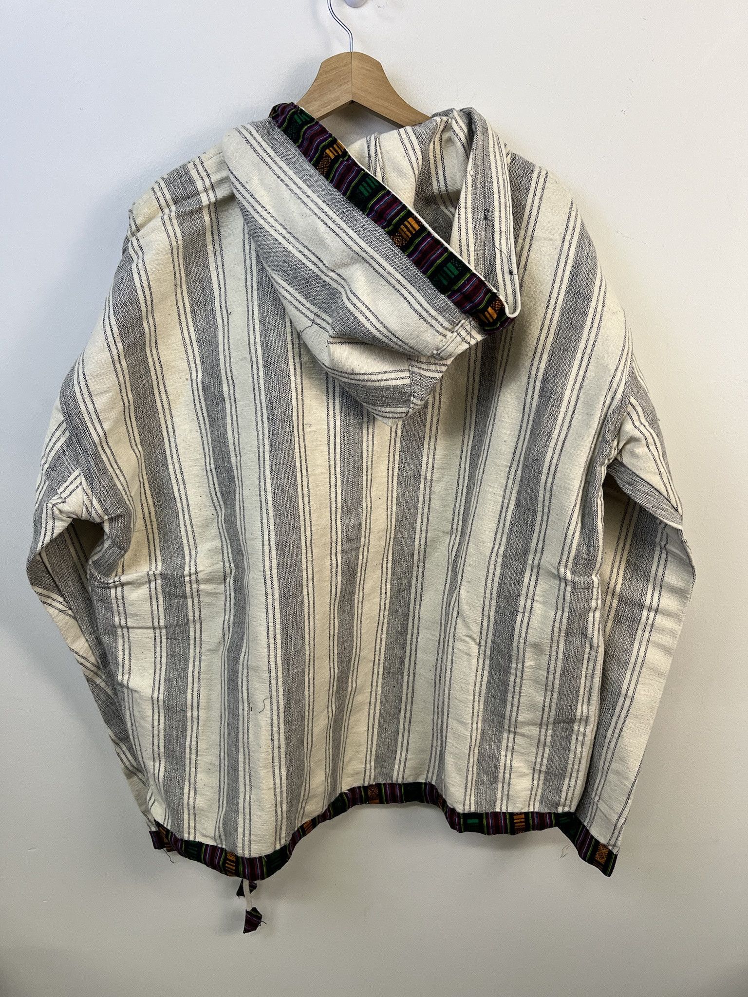 Other Vintage Nepalese Oversized Hand Made Hooded Light Anorak Jacket Size L Size US L / EU 52-54 / 3 - 4 Thumbnail