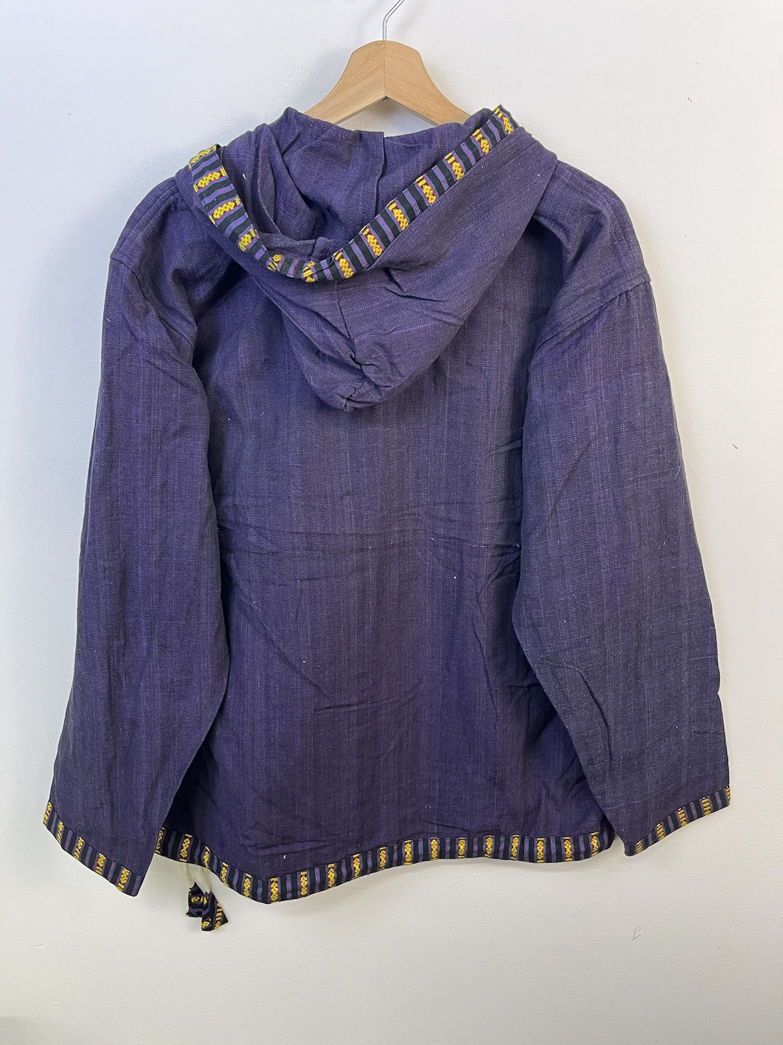 Other Vintage Nepaese Purple Hand Made Anorak Hooded Jacket Size M Size US M / EU 48-50 / 2 - 3 Thumbnail