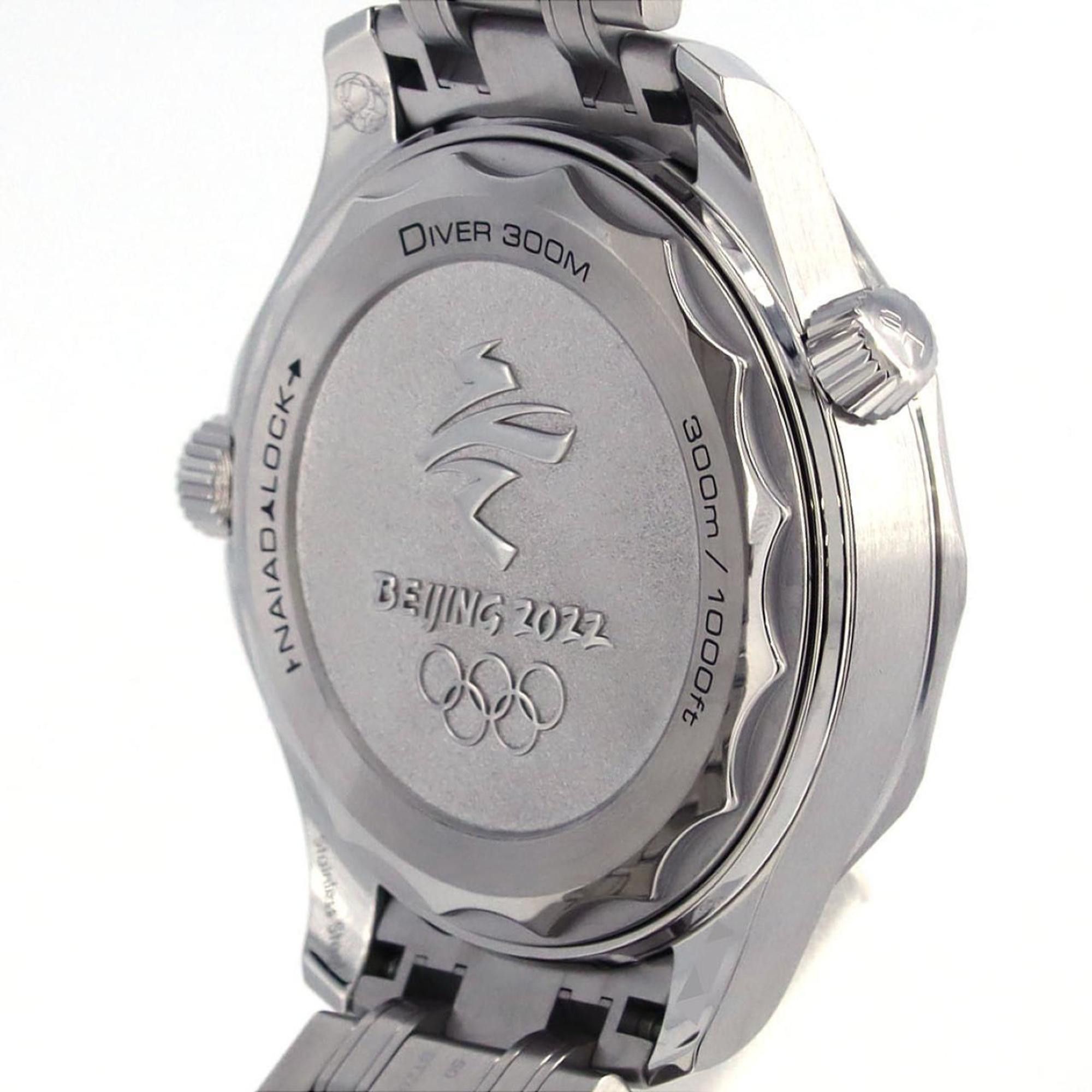 Omega Omega Seamaster Diver 300M Beijing 2022 522.30.42.20.03.001 SS Wristwatch Automatic Size ONE SIZE - 7 Thumbnail