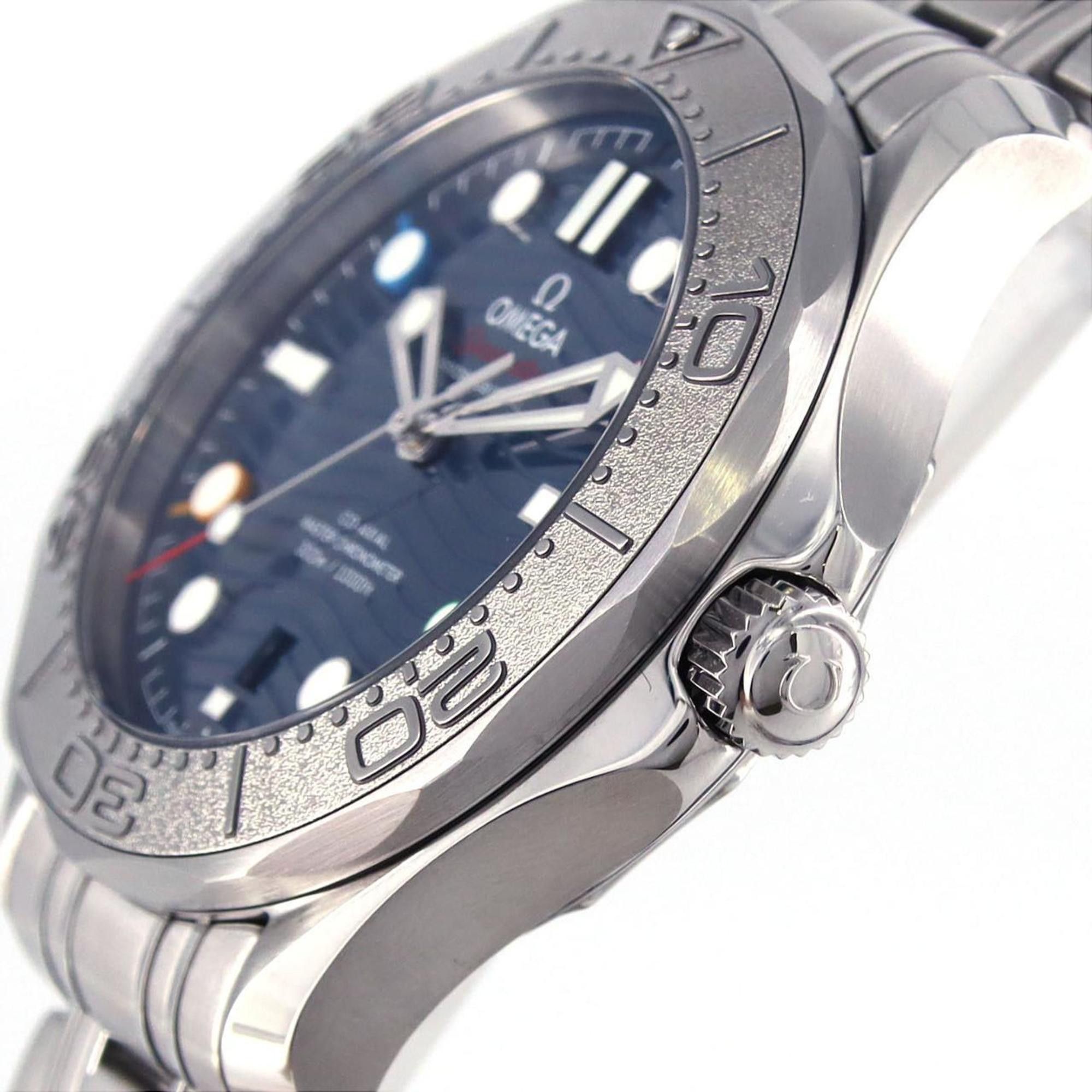 Omega Omega Seamaster Diver 300M Beijing 2022 522.30.42.20.03.001 SS Wristwatch Automatic Size ONE SIZE - 4 Thumbnail
