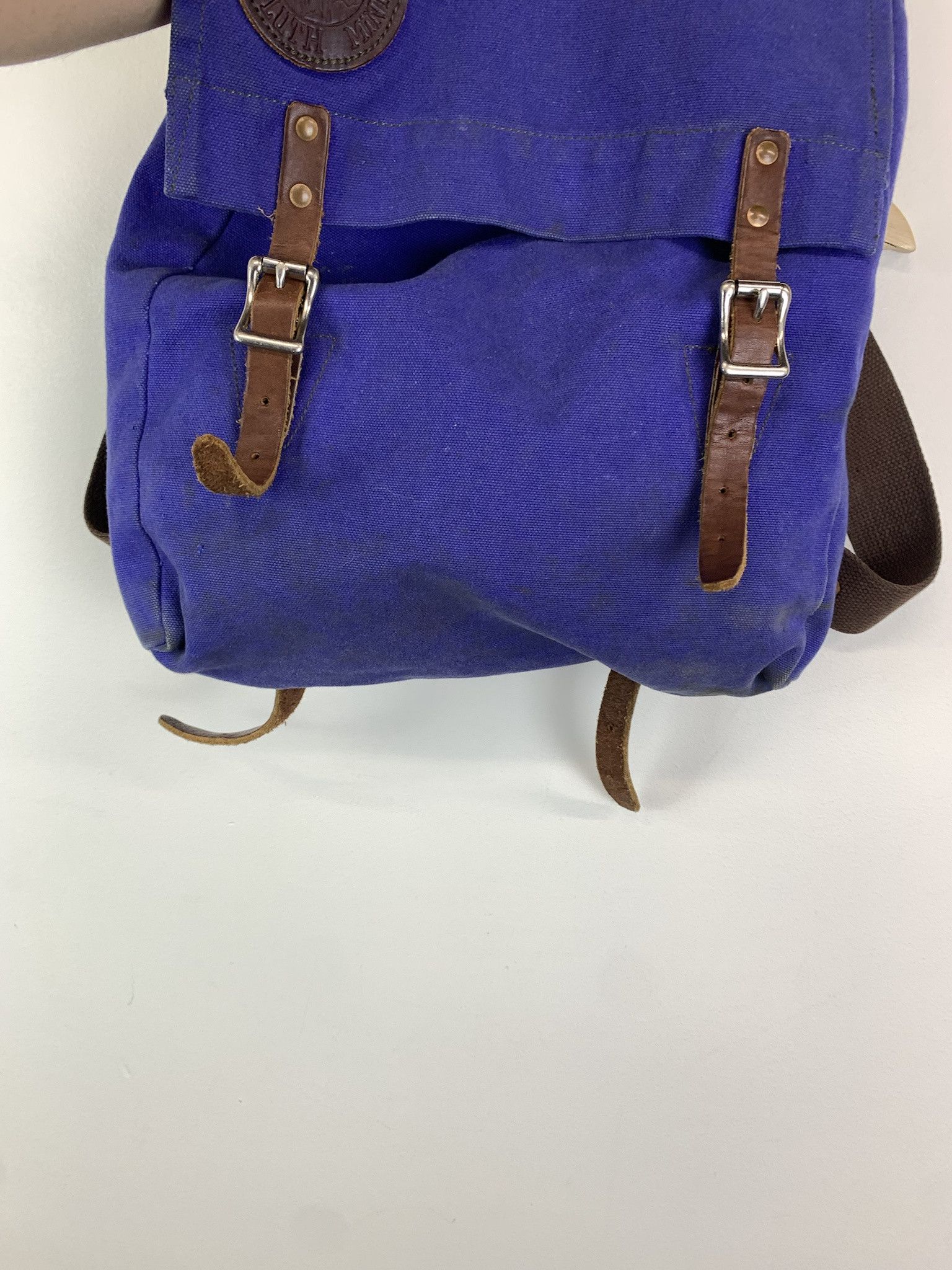 Duluth Pack × Vintage Vintage Duluth Scout Pack Vintage Leather Strap Backpack Size ONE SIZE - 3 Thumbnail