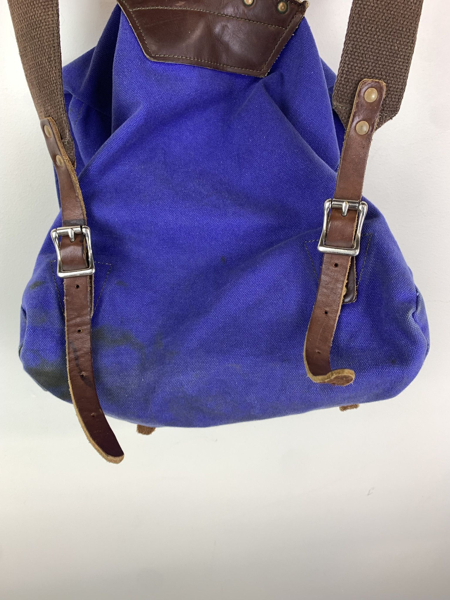 Duluth Pack × Vintage Vintage Duluth Scout Pack Vintage Leather Strap Backpack Size ONE SIZE - 4 Thumbnail