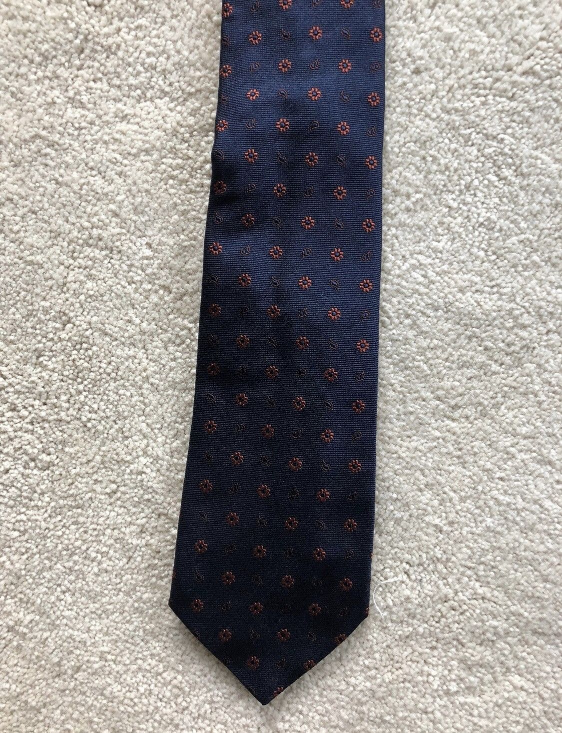 Wall + Water Navy Floral Tie Size ONE SIZE - 1 Thumbnail