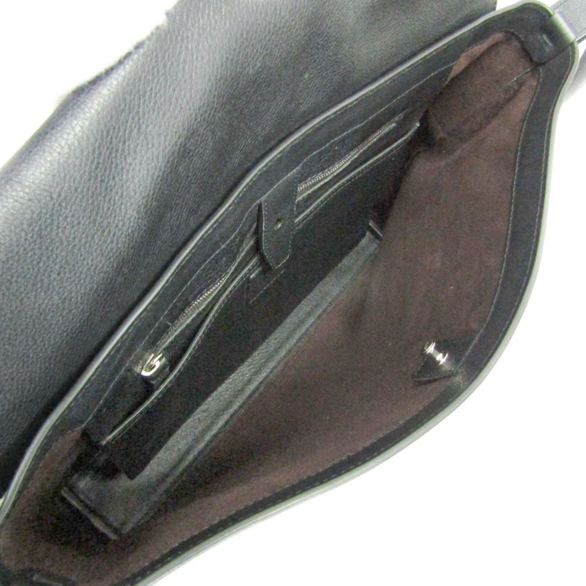 Alfred Dunhill Dunhill Men's Leather Shoulder Bag Black Size ONE SIZE - 4 Thumbnail
