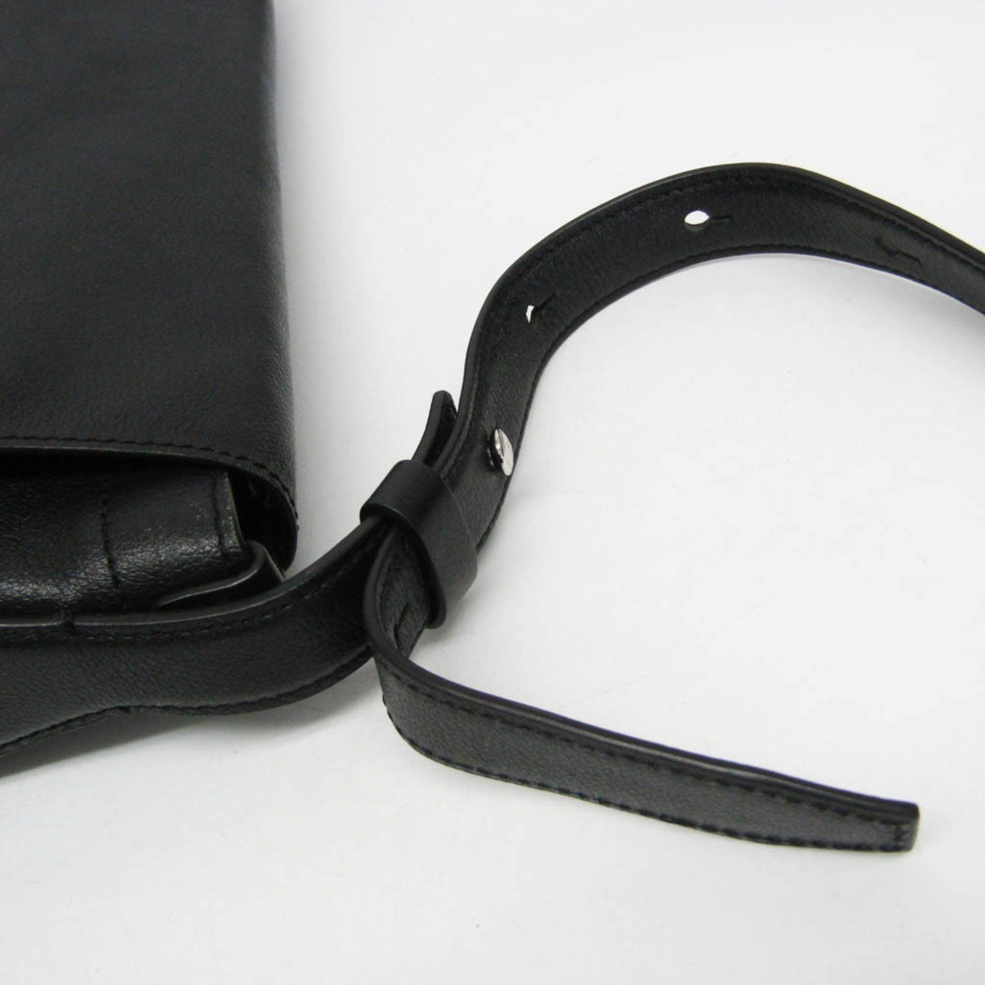 Alfred Dunhill Dunhill Men's Leather Shoulder Bag Black Size ONE SIZE - 9 Thumbnail