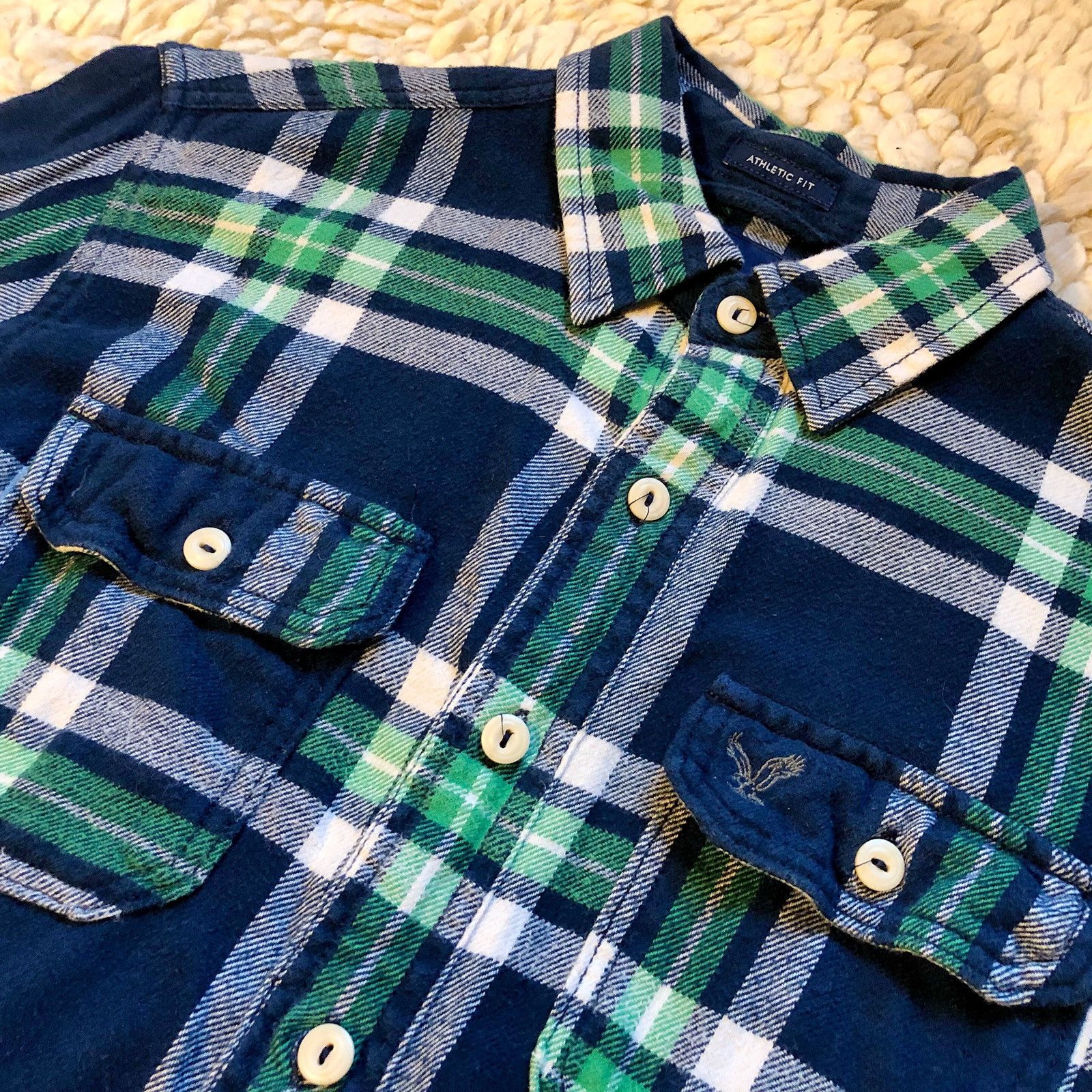 American Eagle Outfitters Vintage AE Fitted Plaid Flannel Size US S / EU 44-46 / 1 - 2 Thumbnail