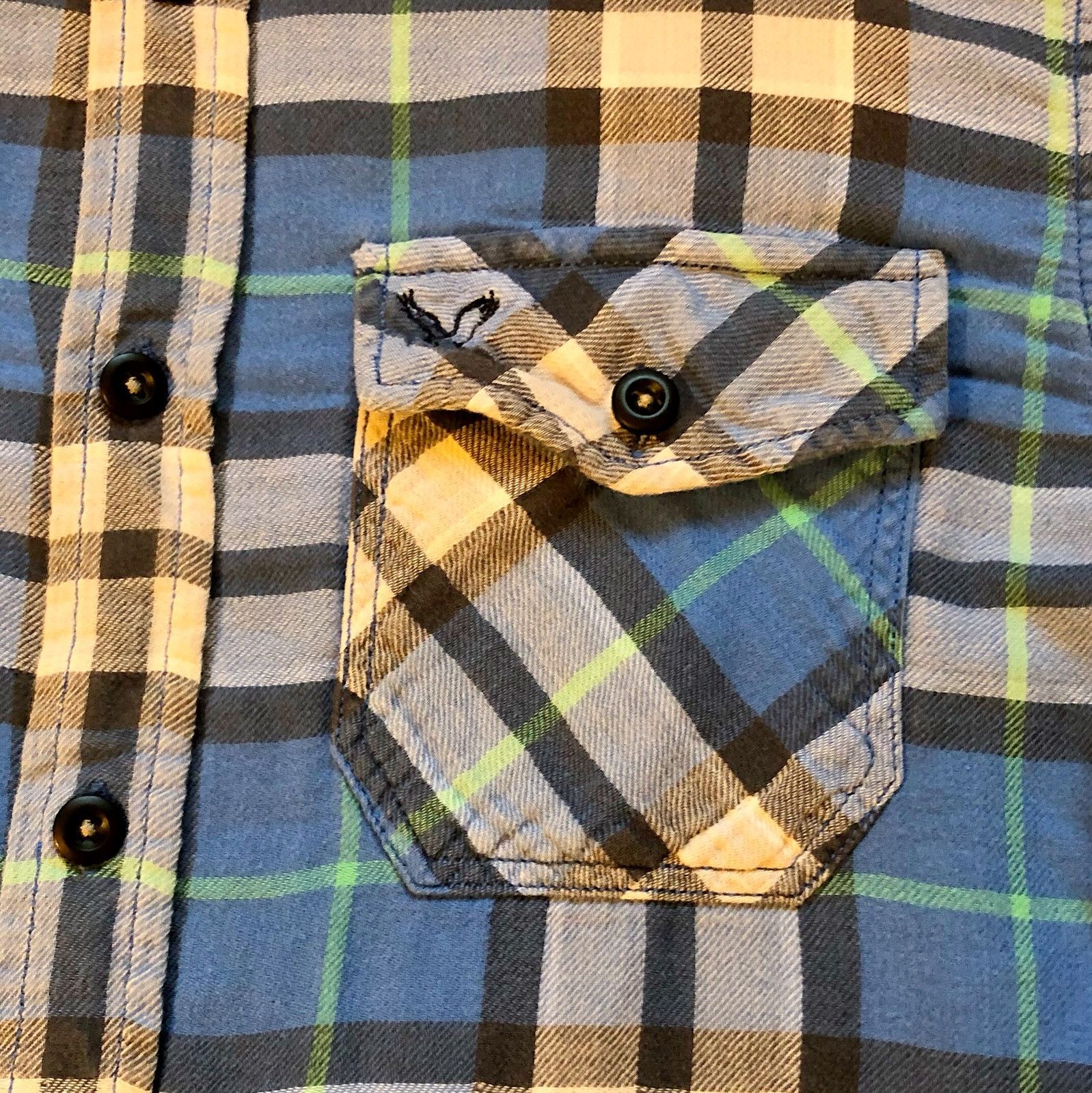 American Eagle Outfitters Vintage Double Knit Plaid Flannel SOFT Size US M / EU 48-50 / 2 - 3 Thumbnail