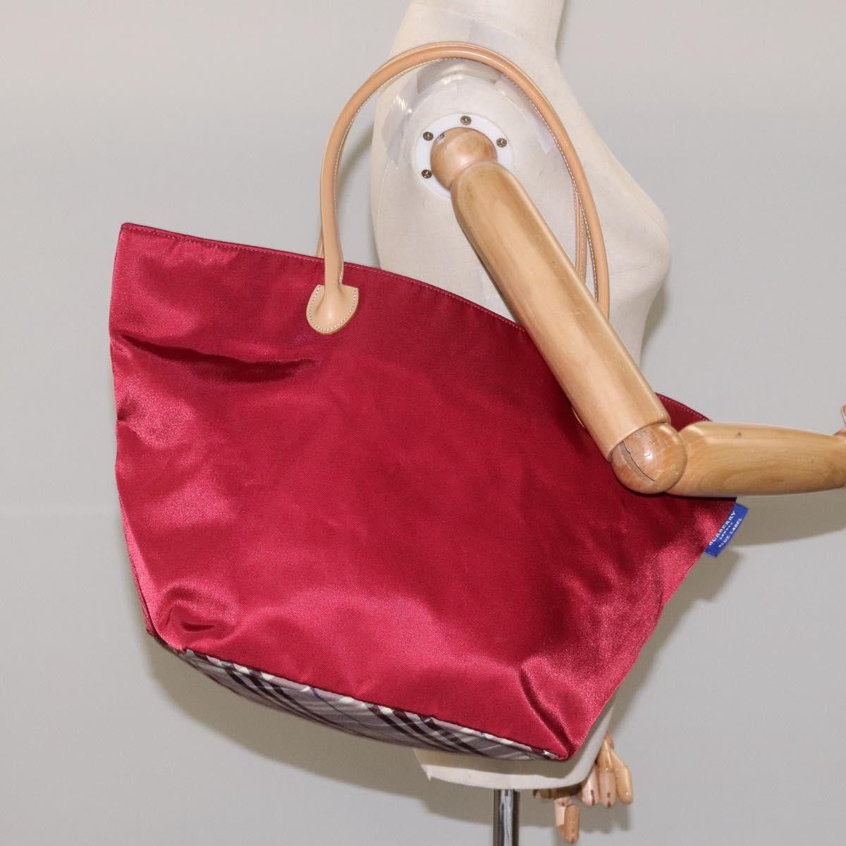 Burberry Blue Label Red Synthetic Tote Bag (Pre-Owned) Size ONE SIZE - 14 Thumbnail