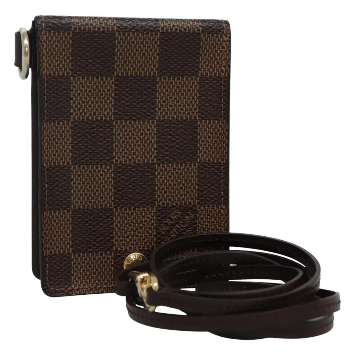 Louis Vuitton Card Case Brown Canvas Wallet (Pre-Owned) Size ONE SIZE - 3 Thumbnail