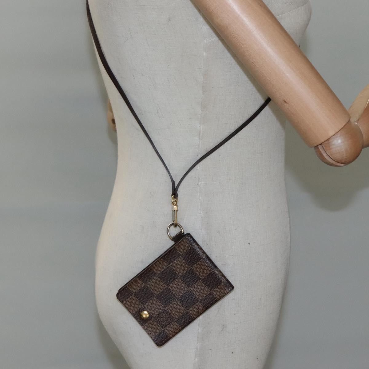 Louis Vuitton Card Case Brown Canvas Wallet (Pre-Owned) Size ONE SIZE - 18 Thumbnail