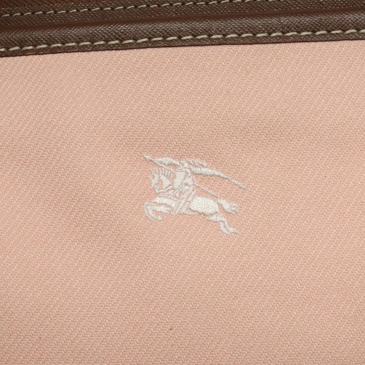 Burberry Blue Label Pink Canvas Handbag (Pre-Owned) Size ONE SIZE - 18 Thumbnail