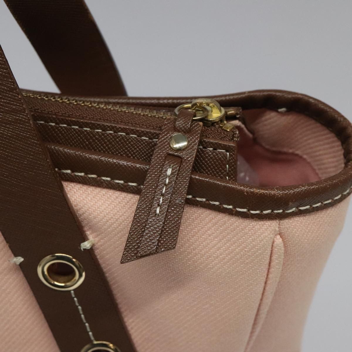Burberry Blue Label Pink Canvas Handbag (Pre-Owned) Size ONE SIZE - 11 Thumbnail