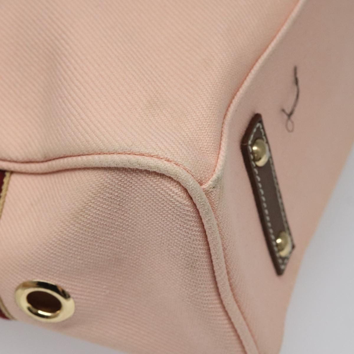 Burberry Blue Label Pink Canvas Handbag (Pre-Owned) Size ONE SIZE - 8 Thumbnail