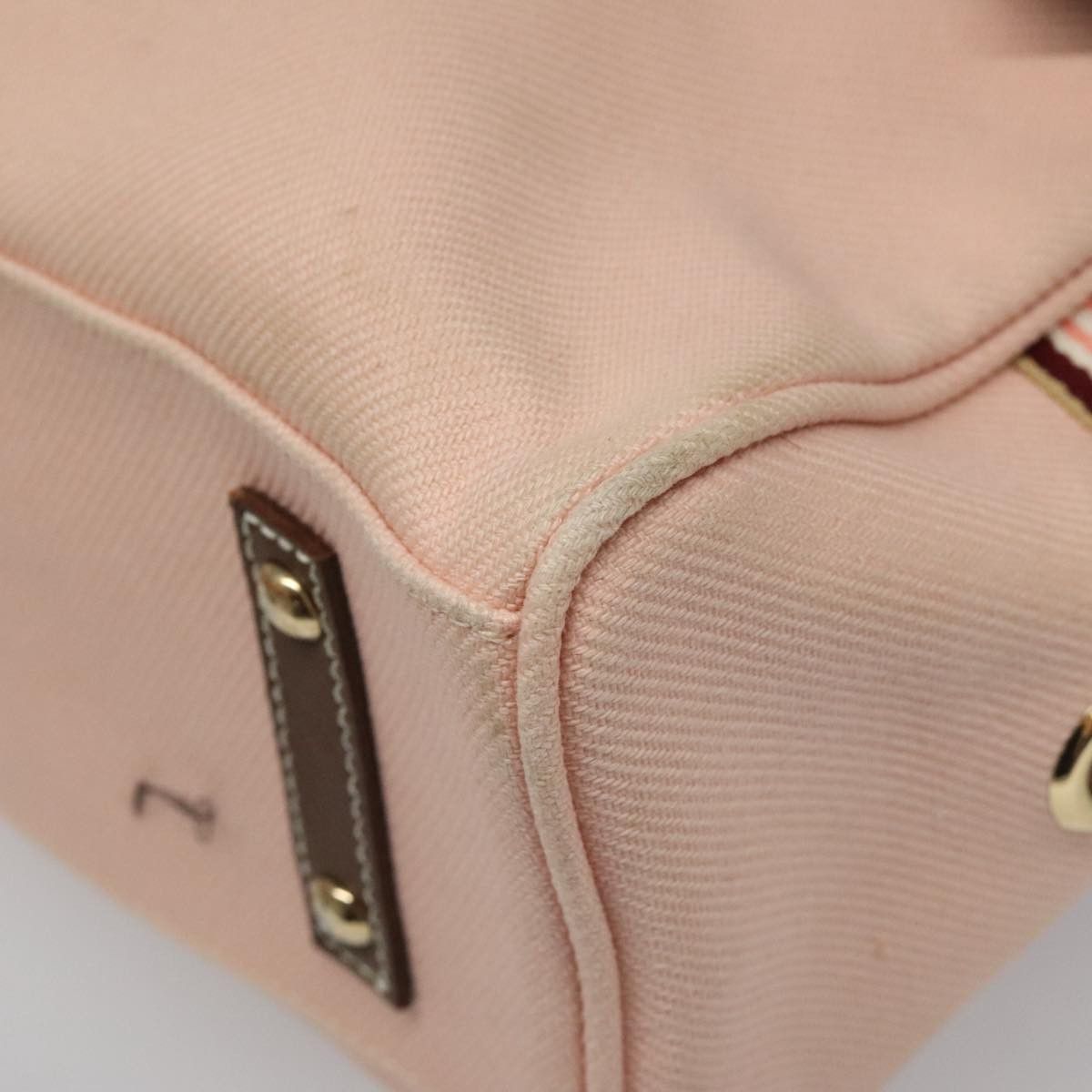 Burberry Blue Label Pink Canvas Handbag (Pre-Owned) Size ONE SIZE - 9 Thumbnail