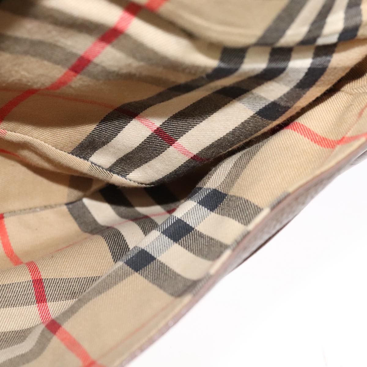 Burberry Nova Check Brown Leather Shoulder Bag (Pre-Owned) Size ONE SIZE - 19 Thumbnail